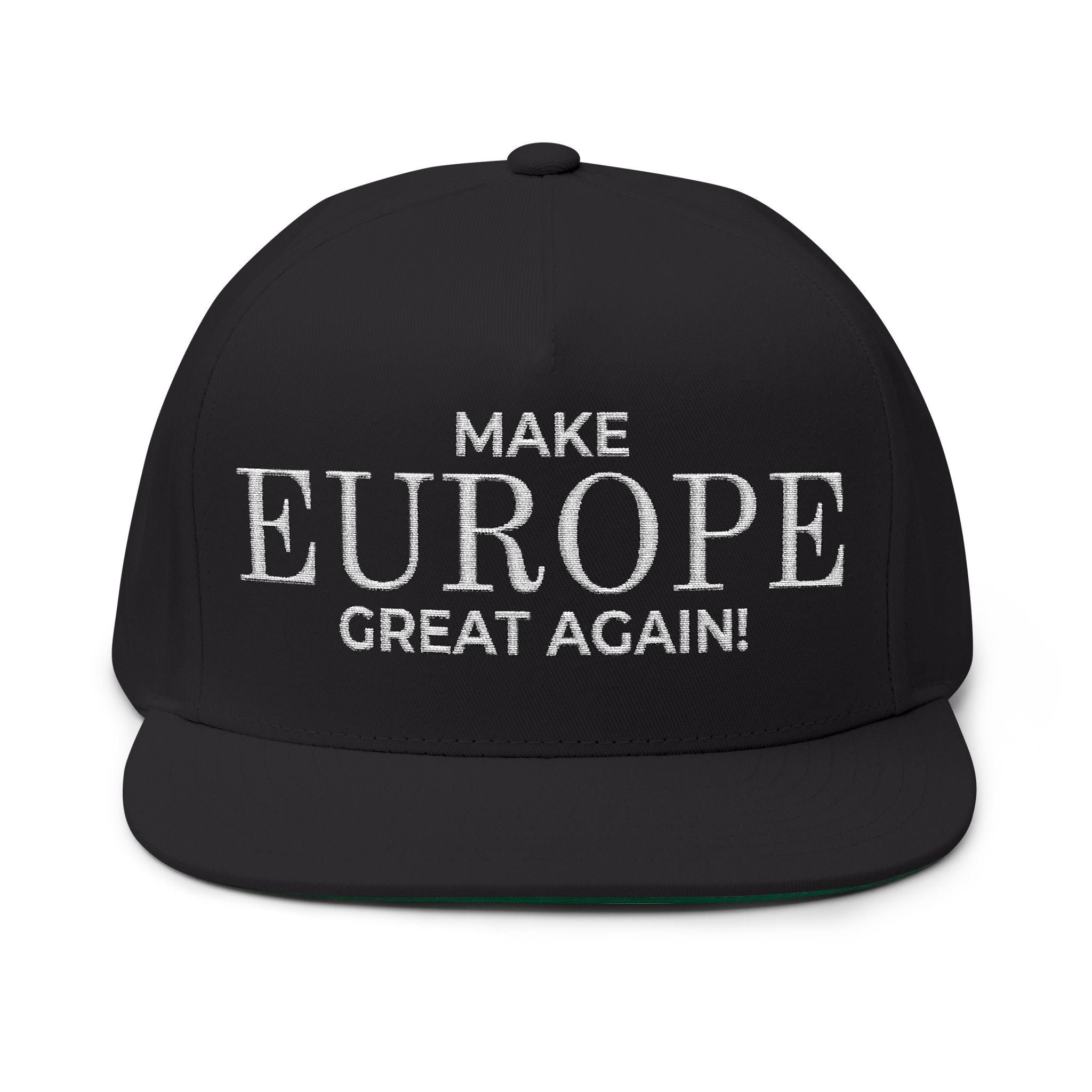Make Europe Great Again Stylish Flat Bill Cap | Europe Pride Cap | Snapback Hat | - Mega Movement