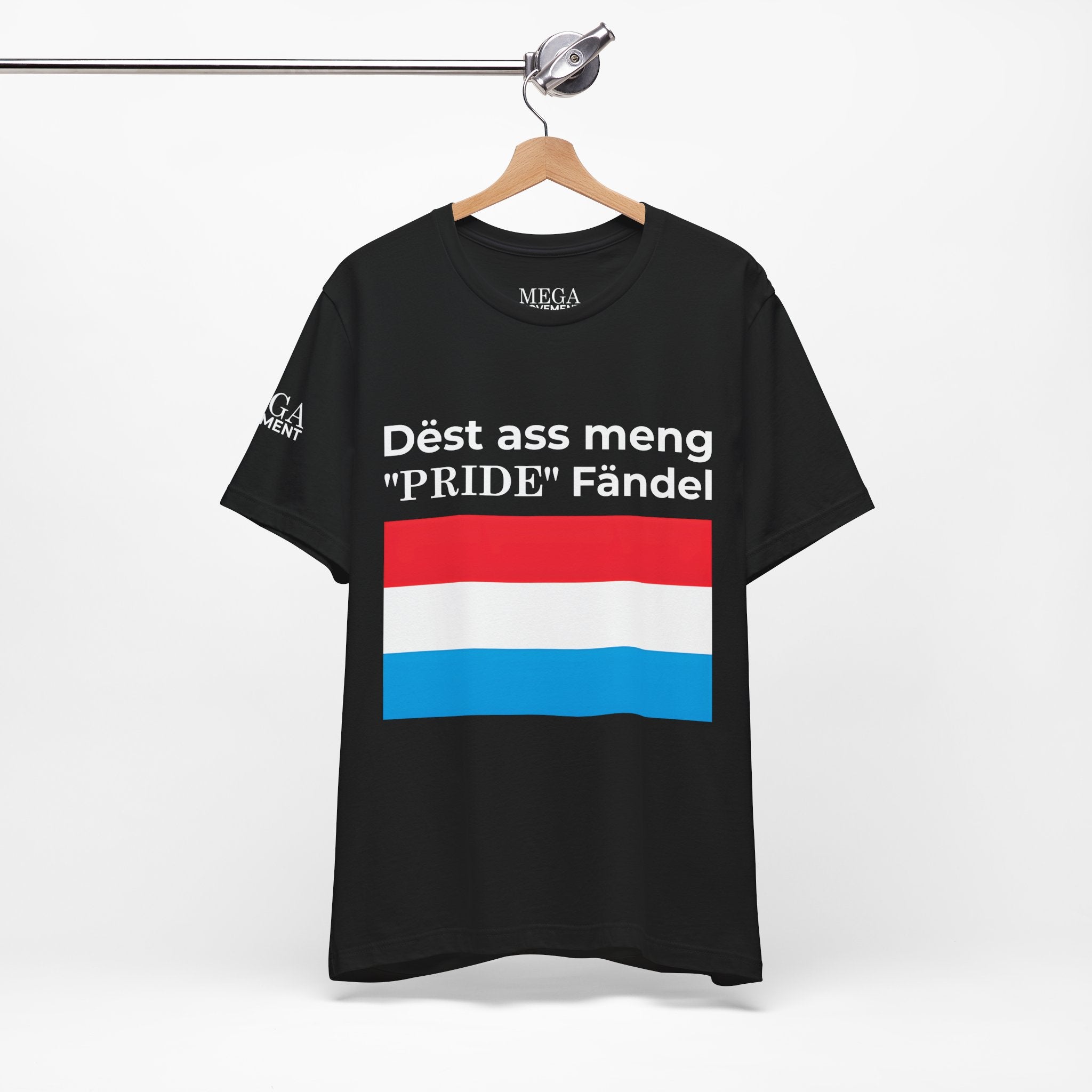 Luxembourg Pride Flag Unisex Tee, Patriotic Pride, Casual Wear, Unisex Shirt - Mega Movement