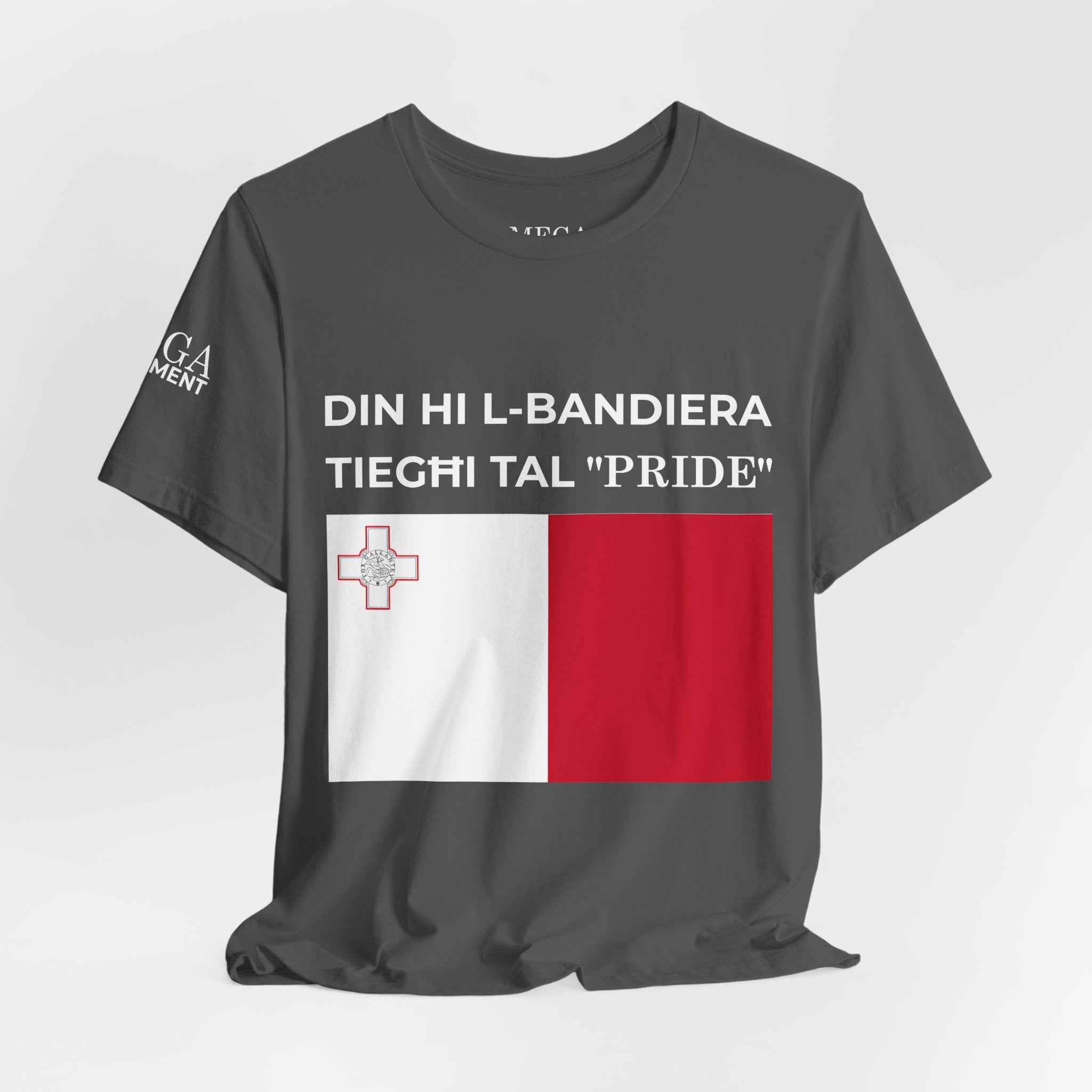 Malta Pride T-Shirt | Unisex Jersey Tee Pride Marches, and Everyday Wear