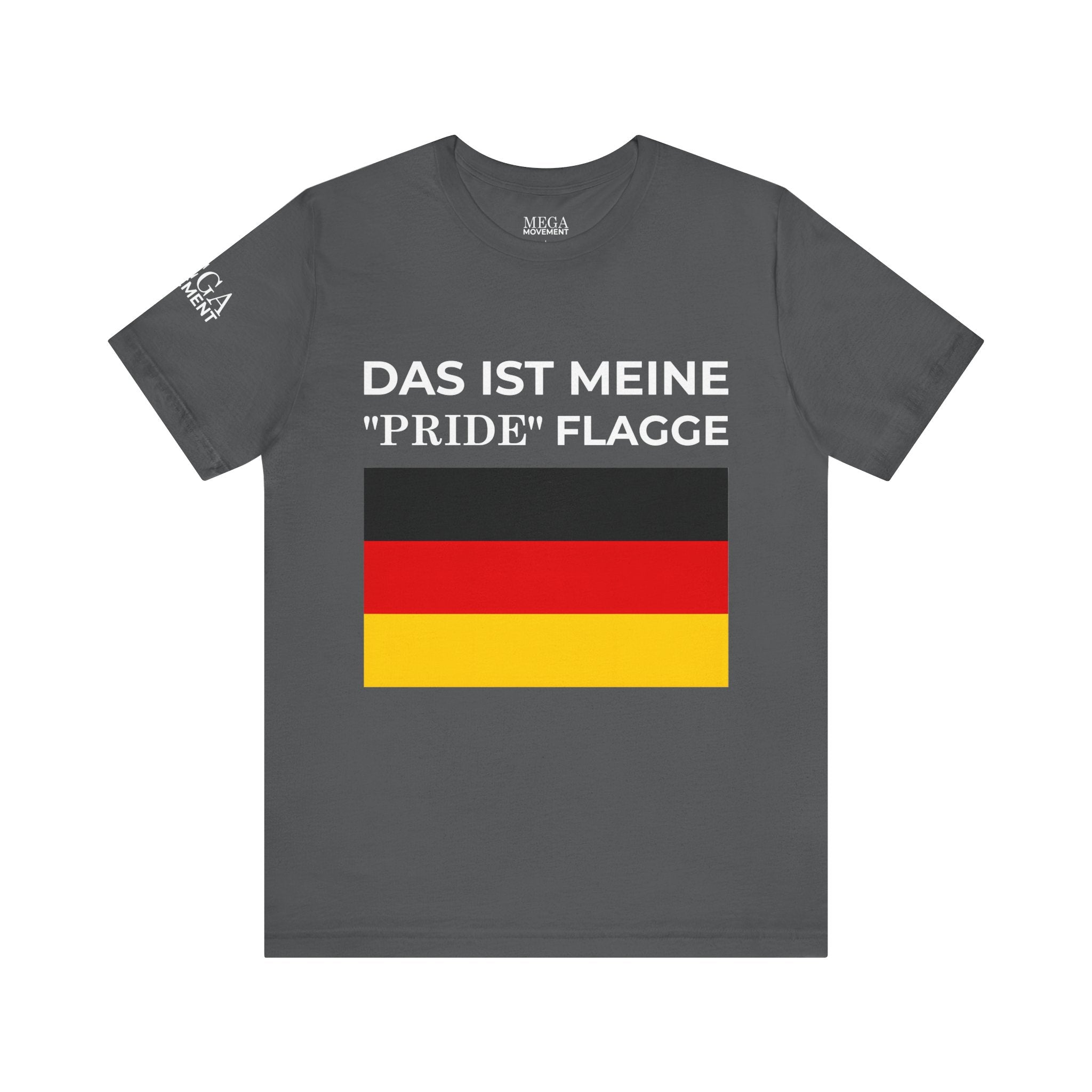 Germany  Pride Flag Unisex Jersey Tee | Casual Wear, Gift for Travelers, Team Spirit, Vacation Apparel, Summer Style - Mega Movement