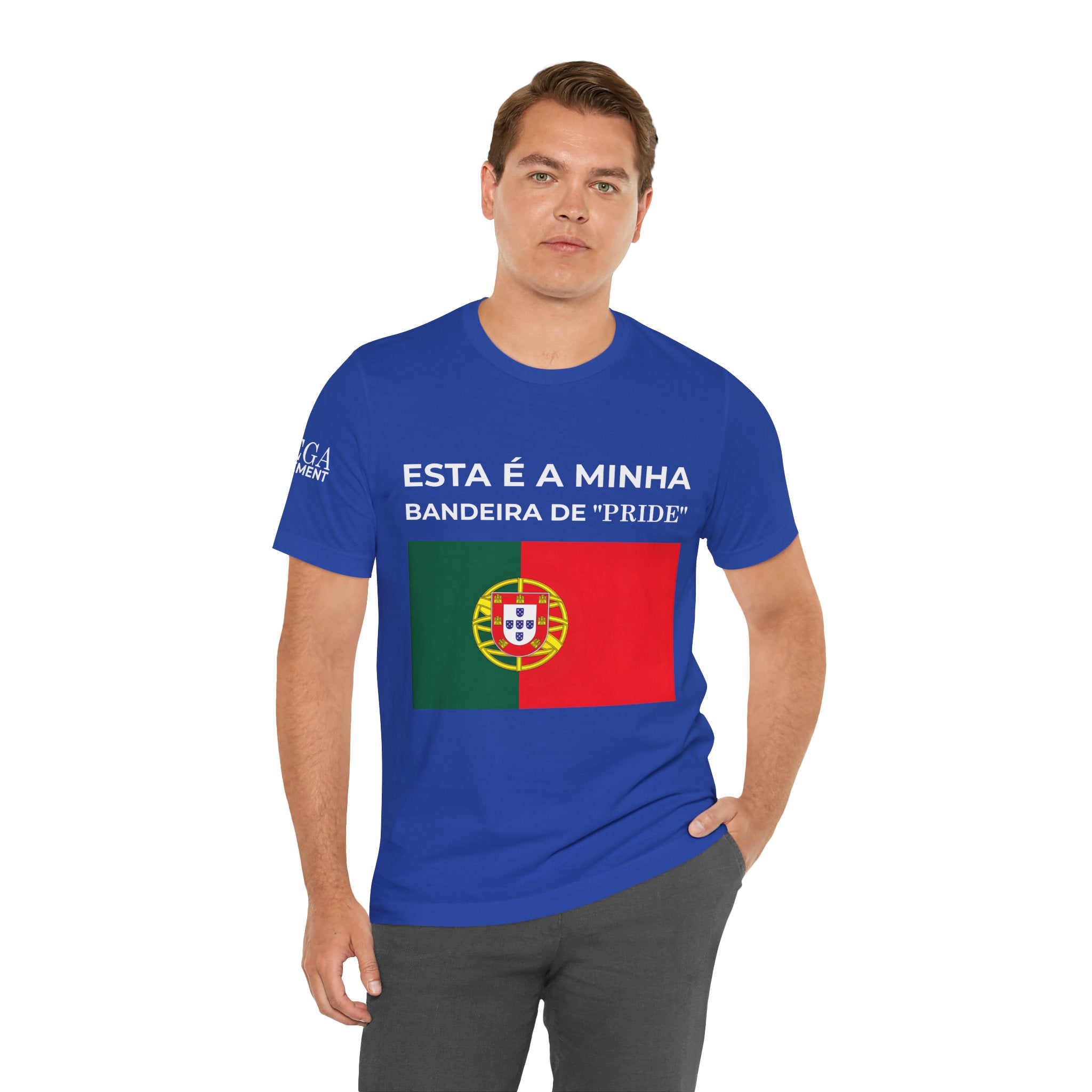 Portugal Pride Flag Tee, Portugal Pride Graphic Shirt, Comfortable Statement Apparel - Mega Movement