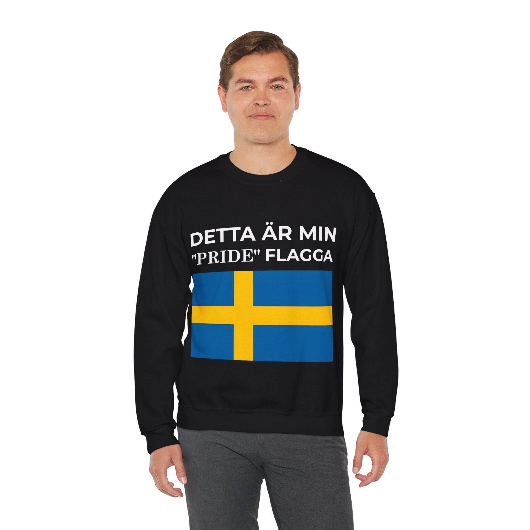 Sweden Pride Sweatshirt, Unisex Crewneck, Celebration of Heritage, Comfortable Everyday Wear - Mega Movement