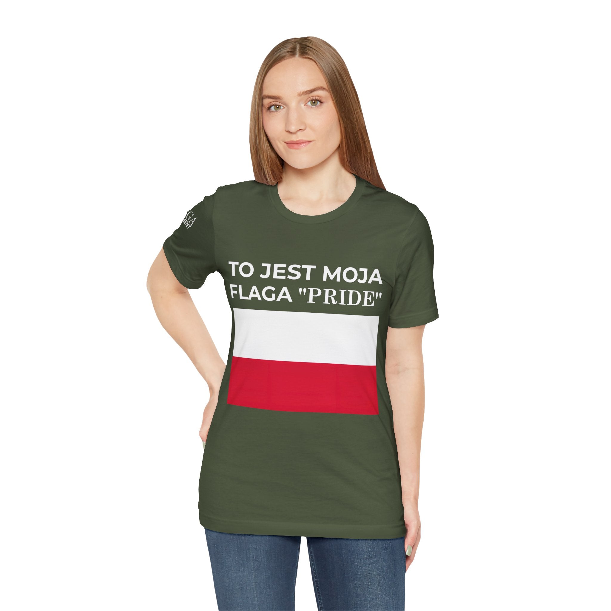 Poland Pride Flag Unisex Tee, Patriotic Pride Shirt, Short Sleeve T-Shirt, Gifts for Allies, Celebratory Apparel, Statement Tee - Mega Movement