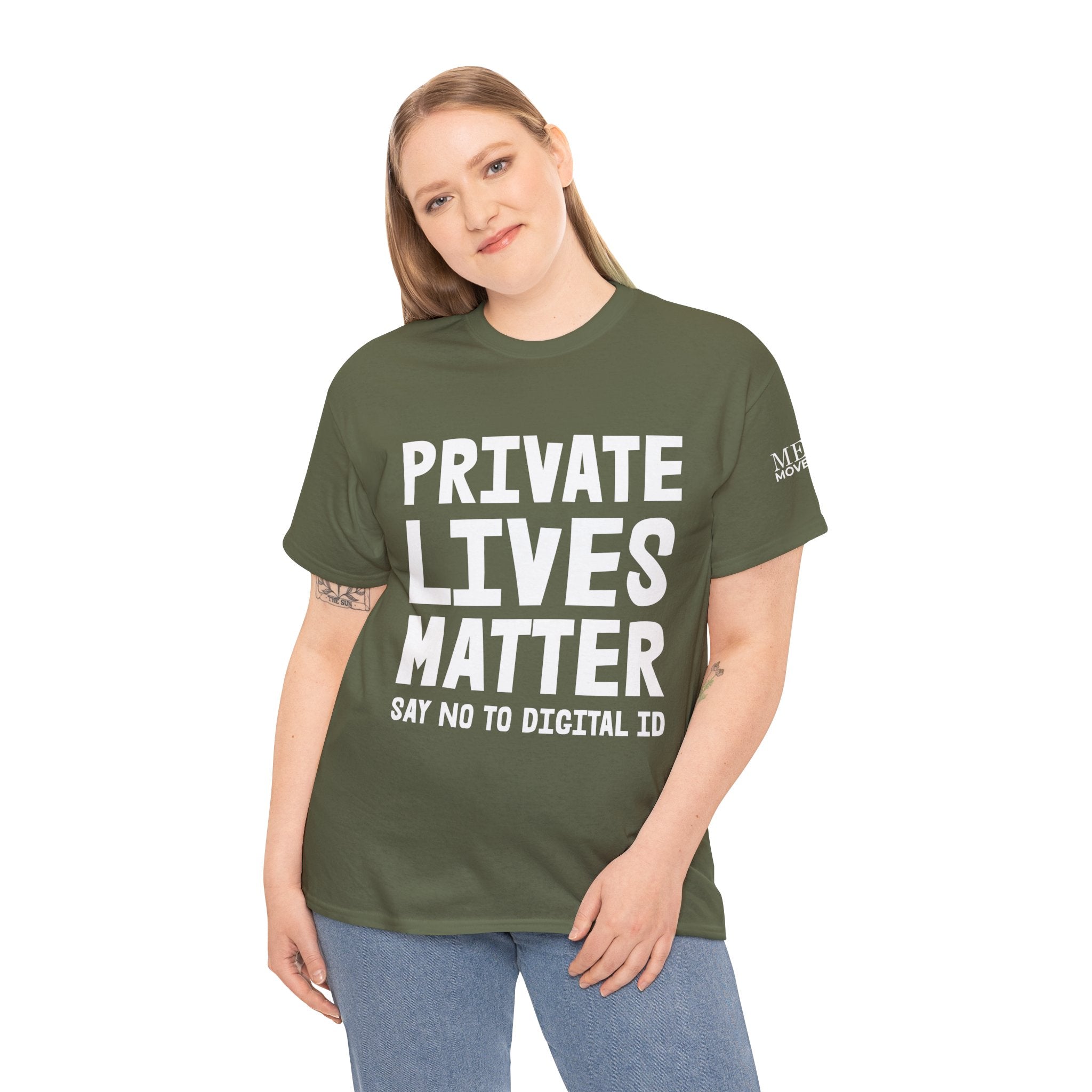 Private Lives Matter Anti-Digital ID Statement Shirt - Mega Movement