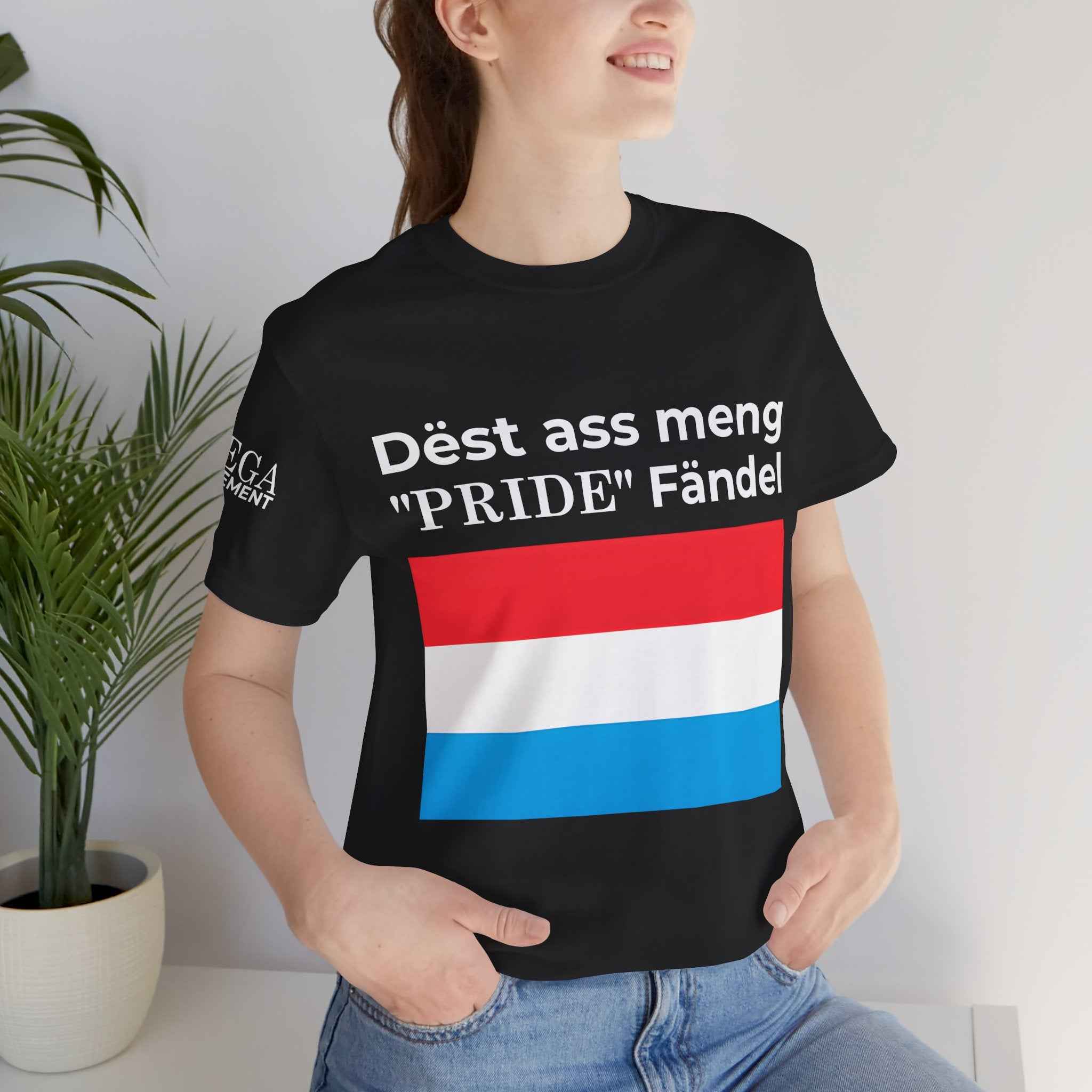 Luxembourg Pride Flag Unisex Tee, Patriotic Pride, Casual Wear, Unisex Shirt