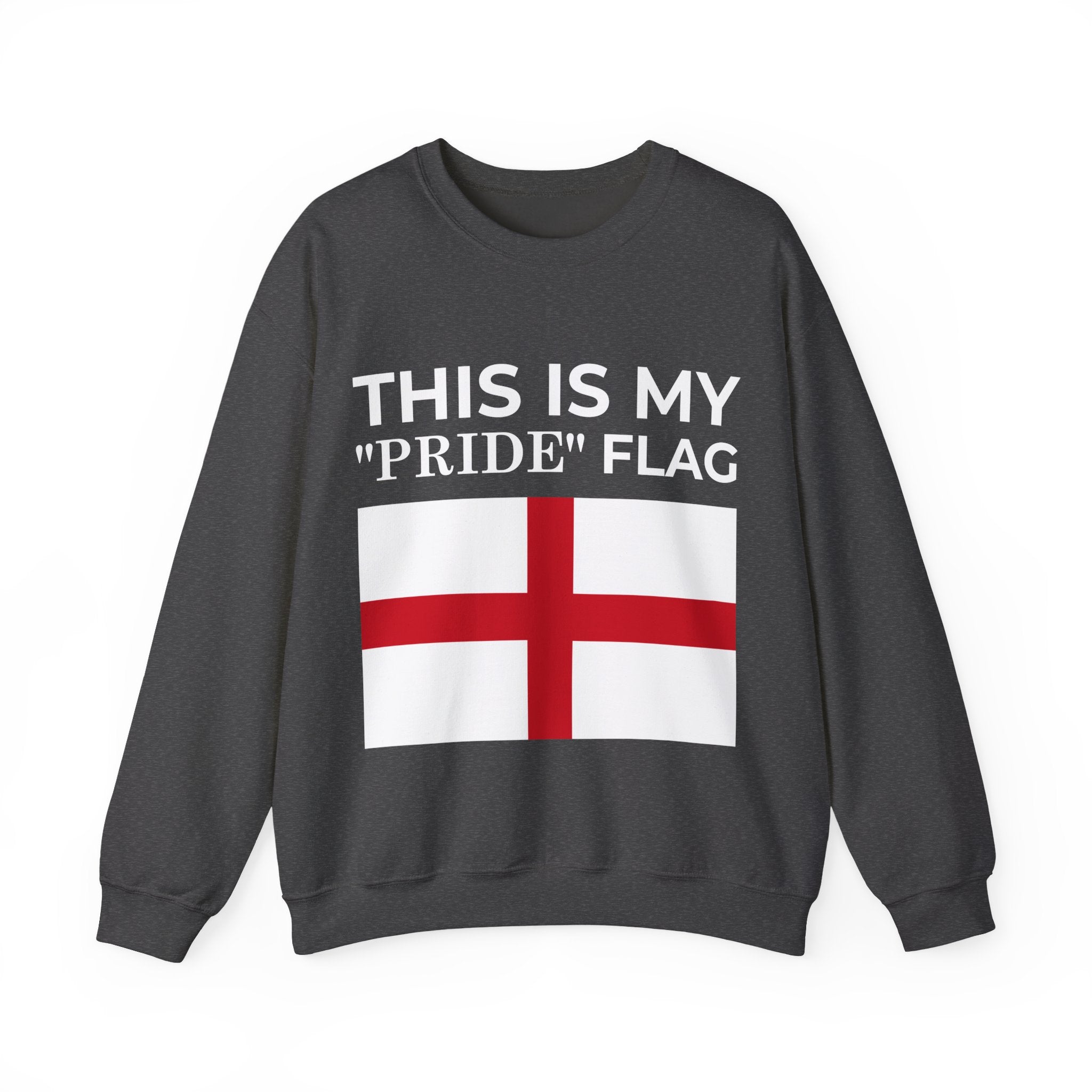English Pride Flag Sweatshirt, Unisex Crewneck Sweatshirt, Statement Clothing - Mega Movement