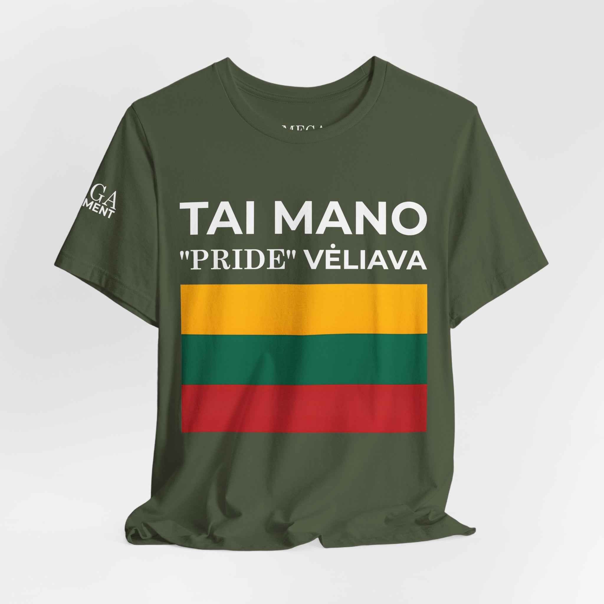 Lithuanian Pride Graphic Tee, Unisex Jersey Shirt, Patriot Apparel