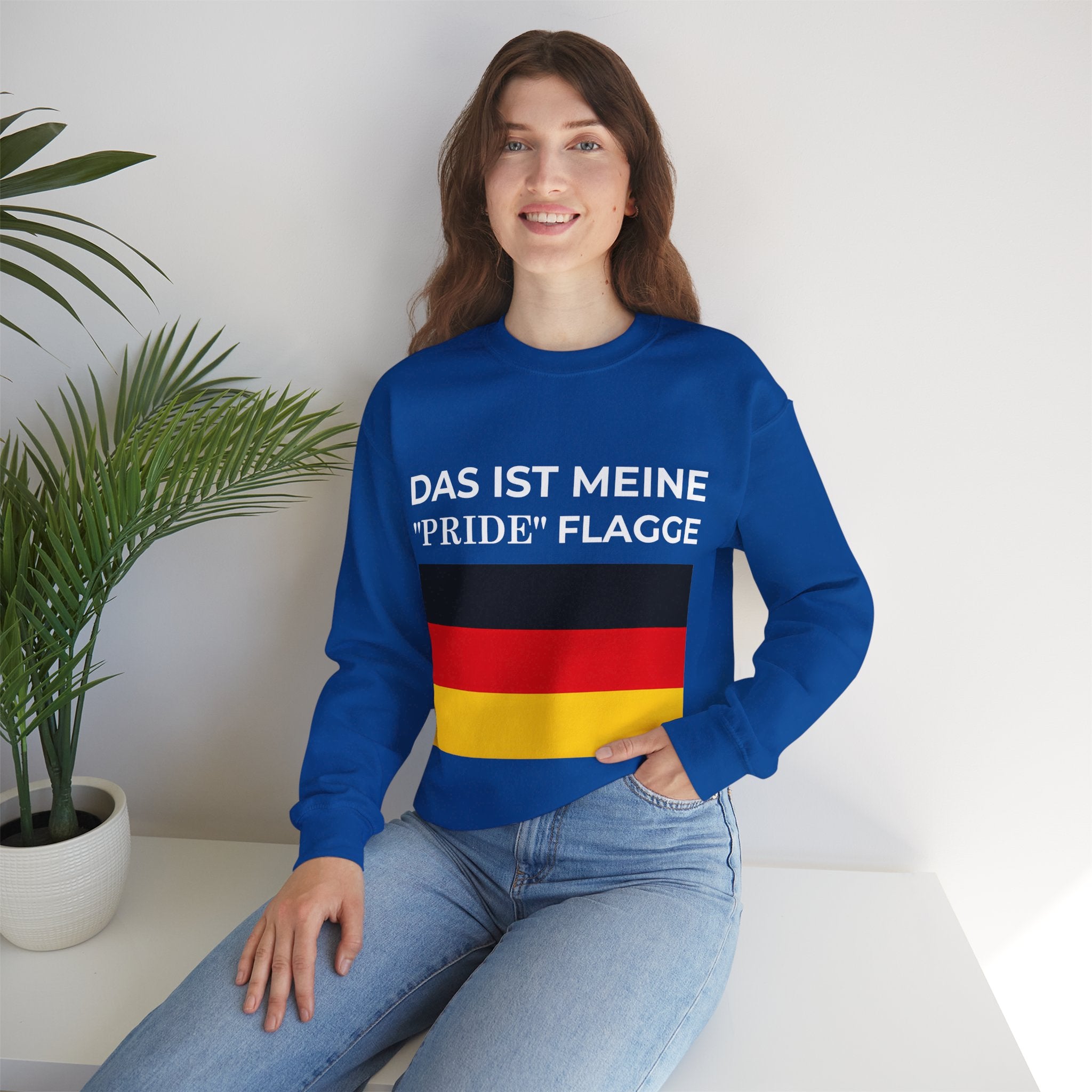 German Pride Sweatshirt | Unisex Heavy Blend™ Crewneck, Casual Comfort, Gift for Allies, Autumn Fashion - Mega Movement