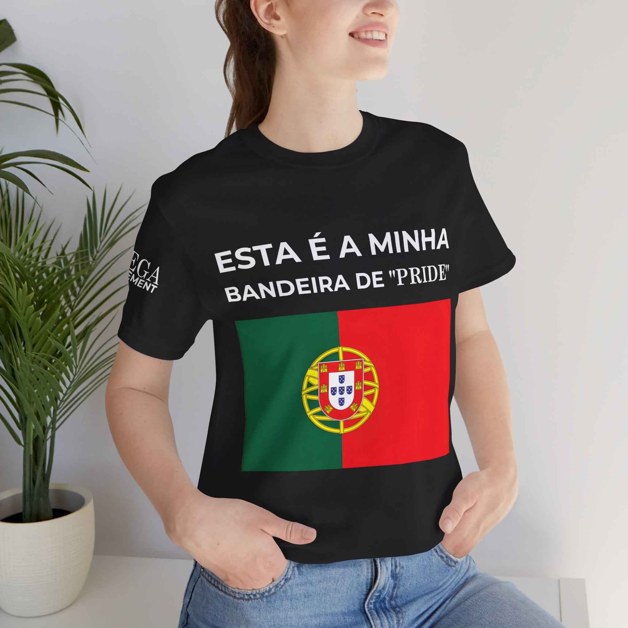 Portugal Pride Flag Tee, Portugal Pride Graphic Shirt, Comfortable Statement Apparel