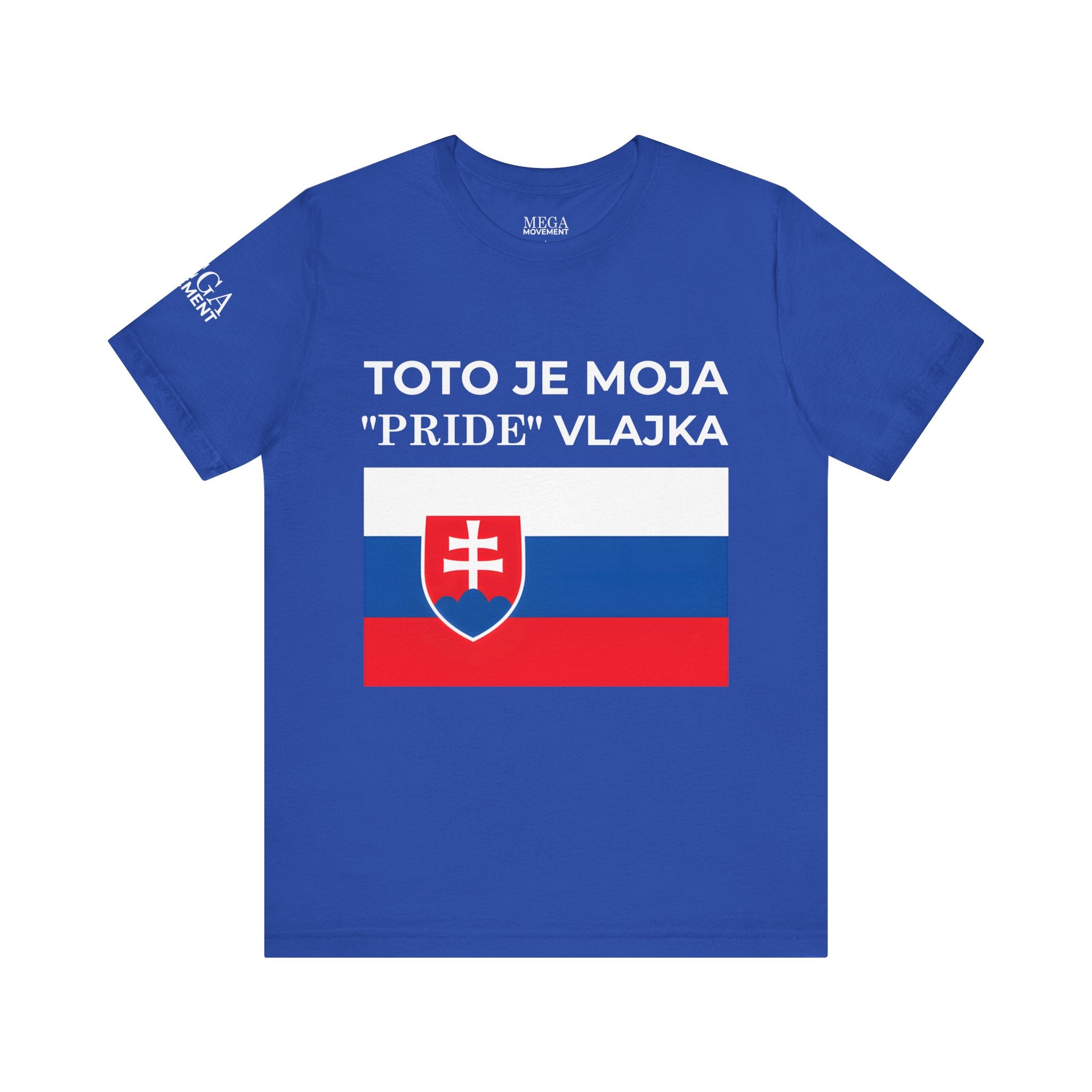 Slovakia Pride Flag Unisex Tee, Casual Wear, Festival Shirt, Summer Fashion, Everyday Comfort - Mega Movement