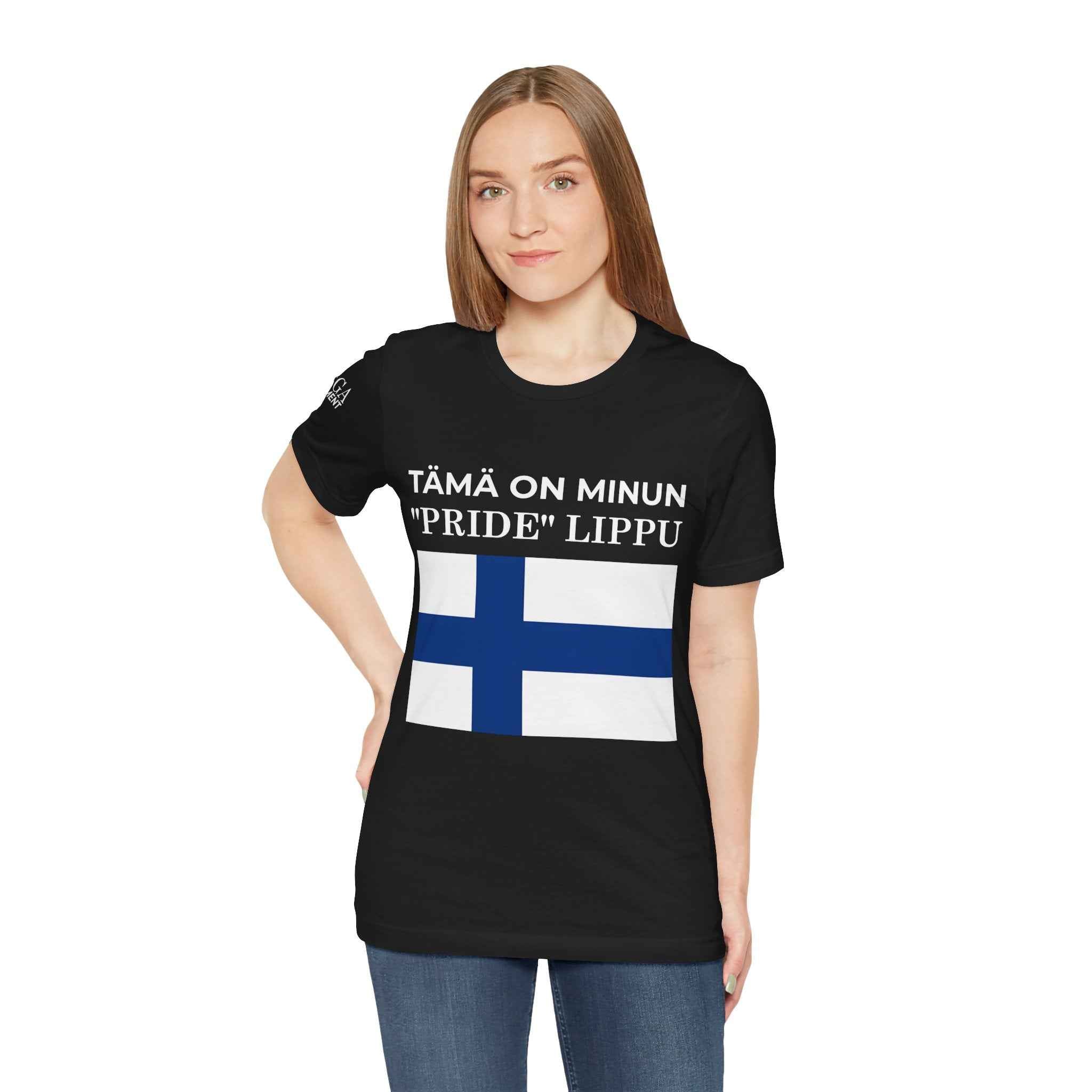 Finland Pride Flag Tee, Unisex Jersey T-Shirt for Patriot Pride, Finnish Pride Apparel, Comfortable Casual Wear, Statement Clothing
