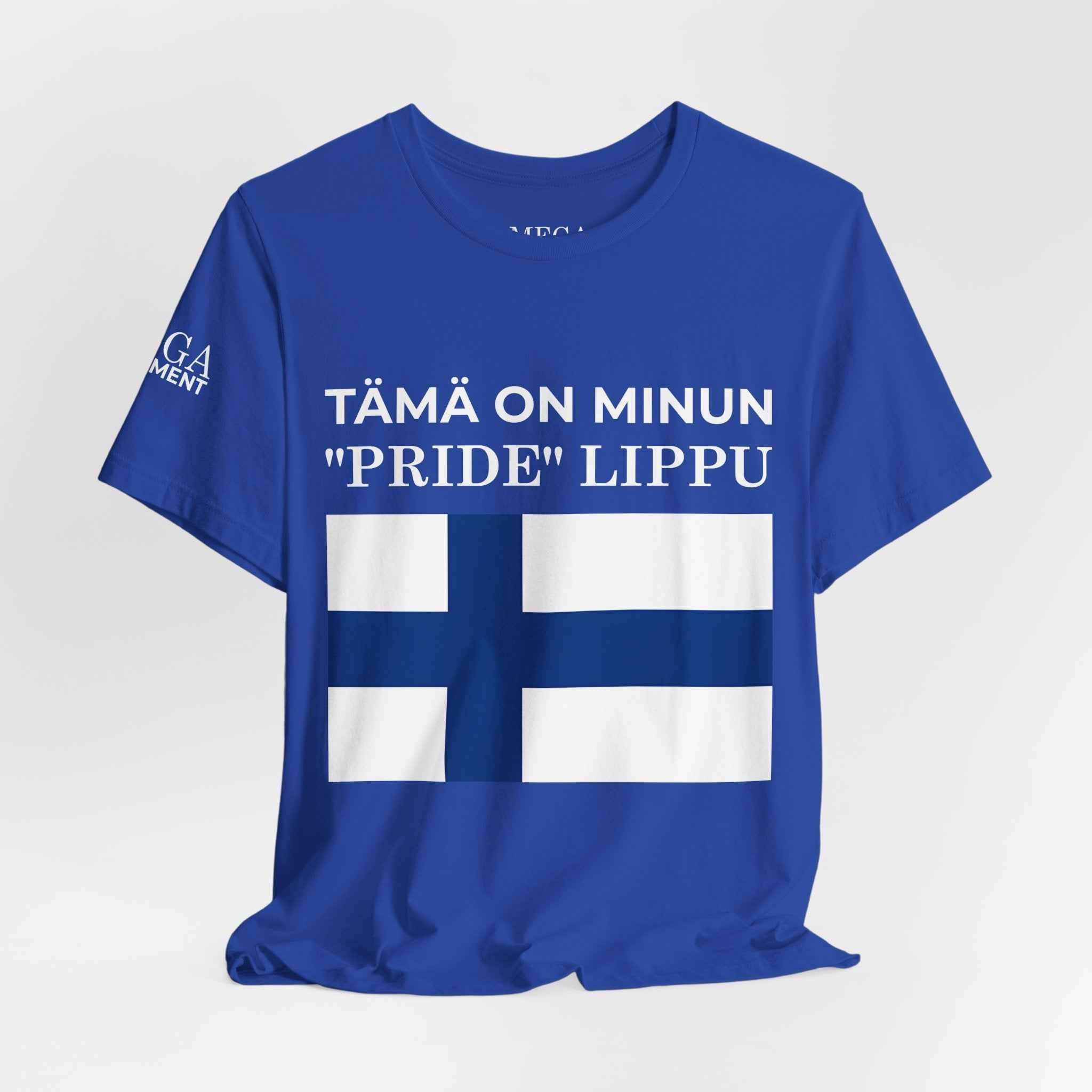 Finland Pride Flag Tee, Unisex Jersey T-Shirt for Patriot Pride, Finnish Pride Apparel, Comfortable Casual Wear, Statement Clothing