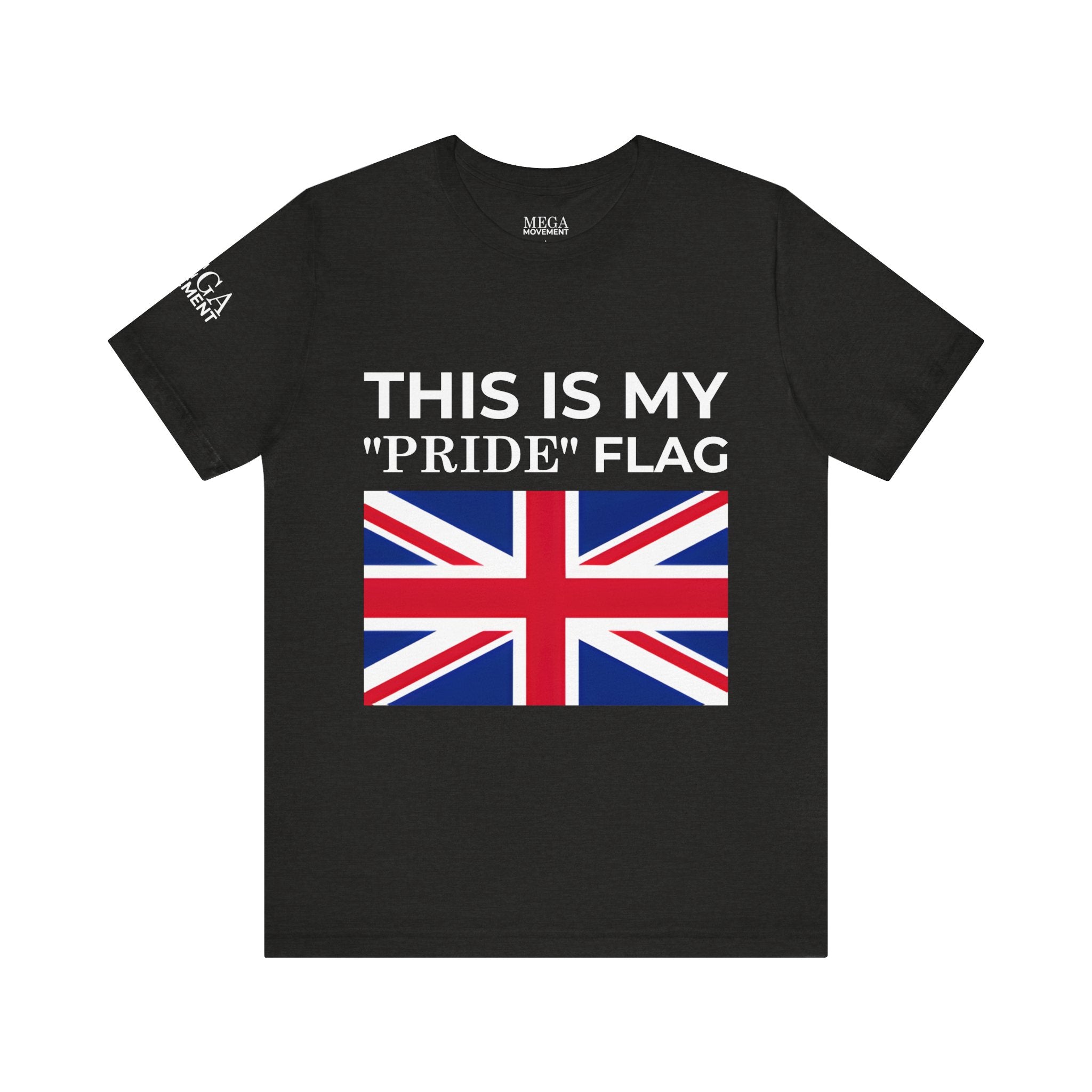 British Pride Flag Unisex Tee, Casual Wear, Daily Style - Mega Movement