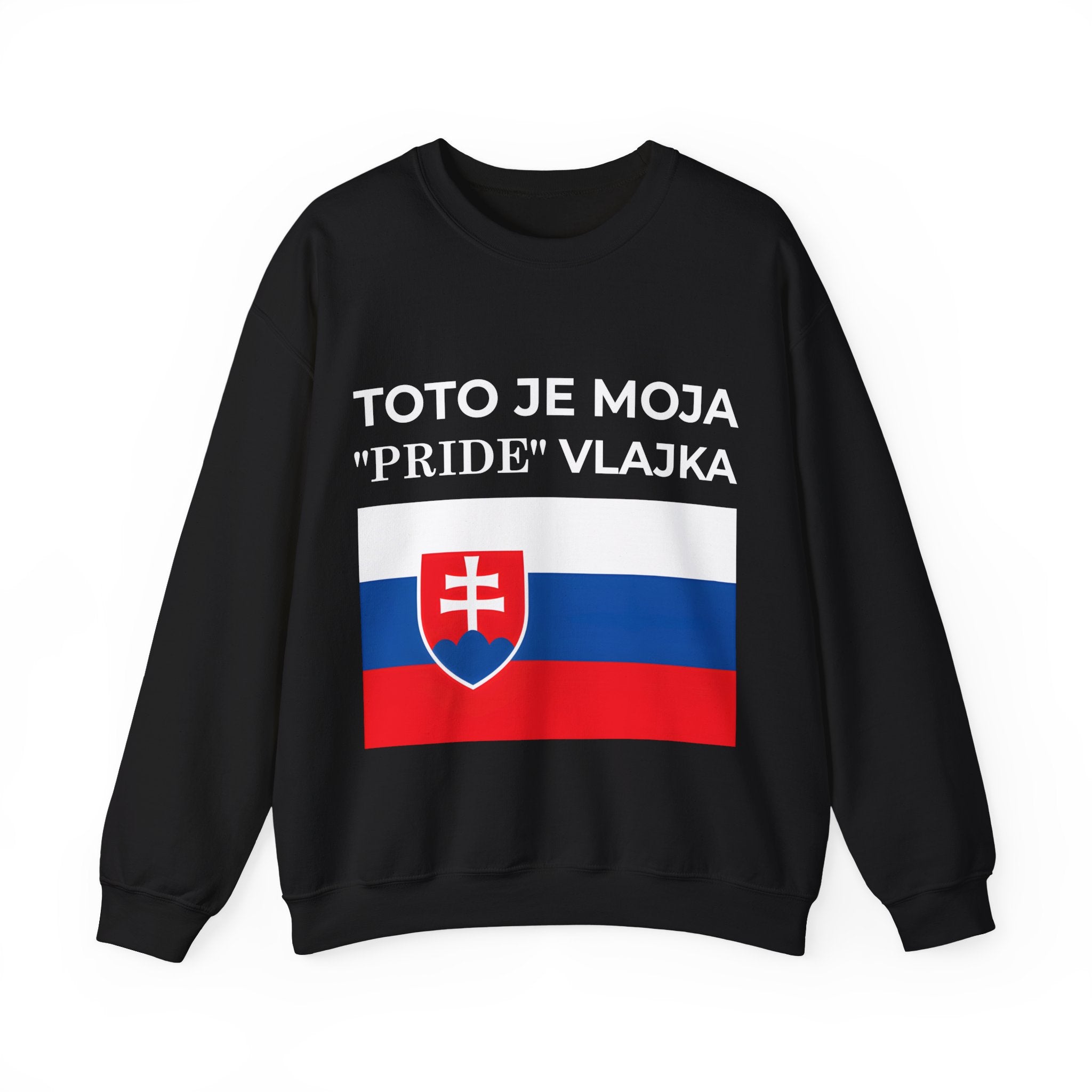 Slovakia Pride Flag Crewneck Sweatshirt, Unisex Sweatshirt, Comfortable Casual Wear - Mega Movement