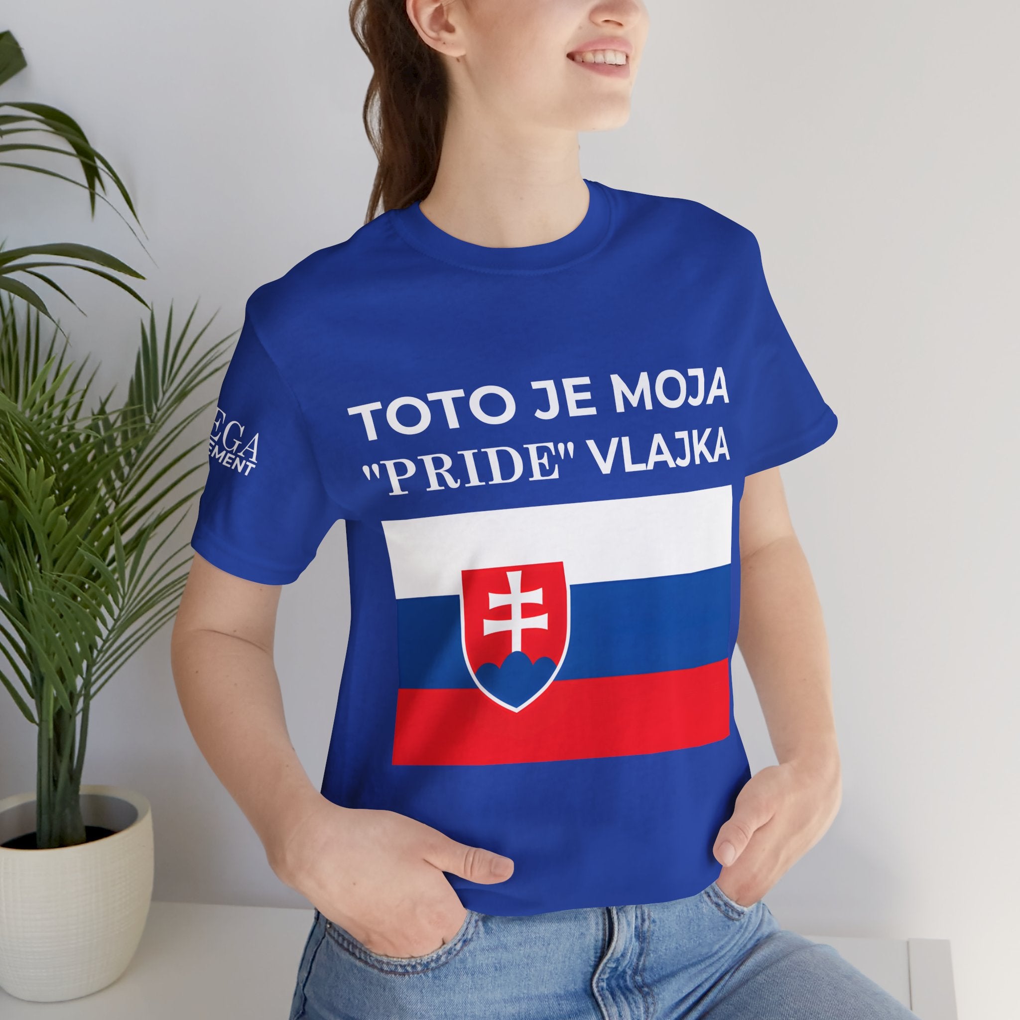 Slovakia Pride Flag Unisex Tee, Casual Wear, Festival Shirt, Summer Fashion, Everyday Comfort - Mega Movement