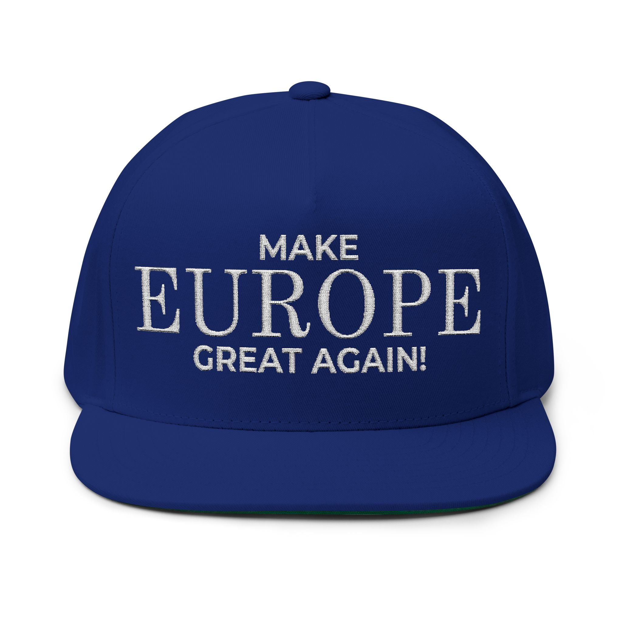 Make Europe Great Again Stylish Flat Bill Cap | Europe Pride Cap | Snapback Hat | - Mega Movement