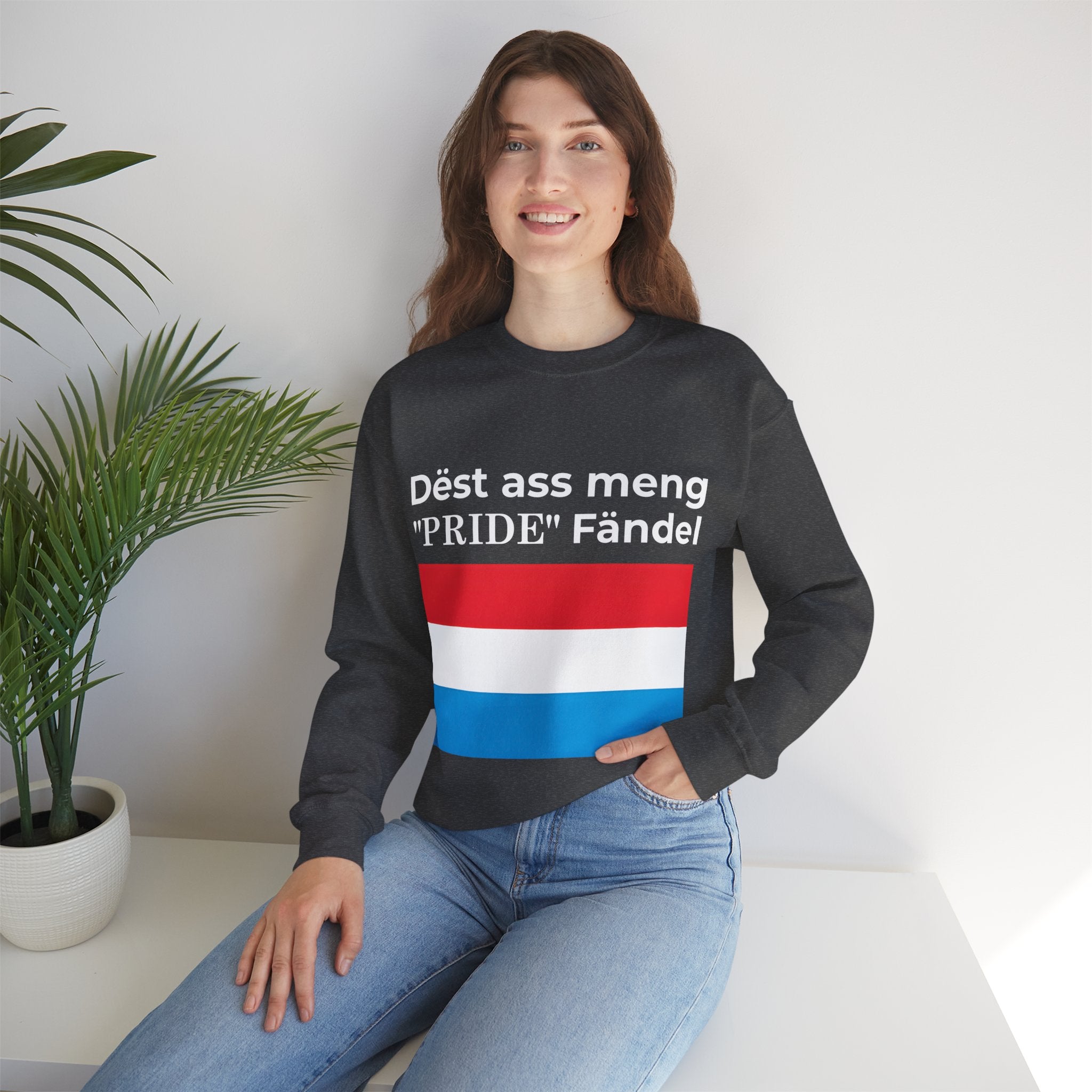 Luxembourg Pride Graphic Sweatshirt, Cozy Apparel, Unisex Pride Crewneck, Fashion, Gift for Allies - Mega Movement