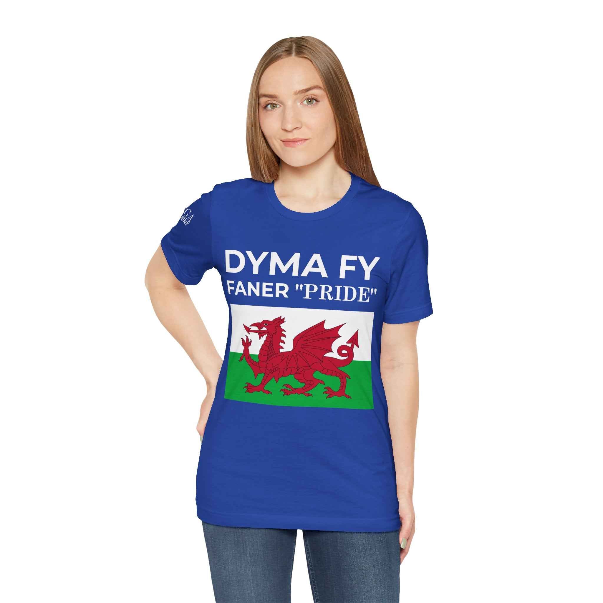 Welsh Pride Unisex Tee, Comfortable Graphic T-shirt, Casual Wear, Gift for Dragon Lovers, Birthday Present, St. David's Day Top