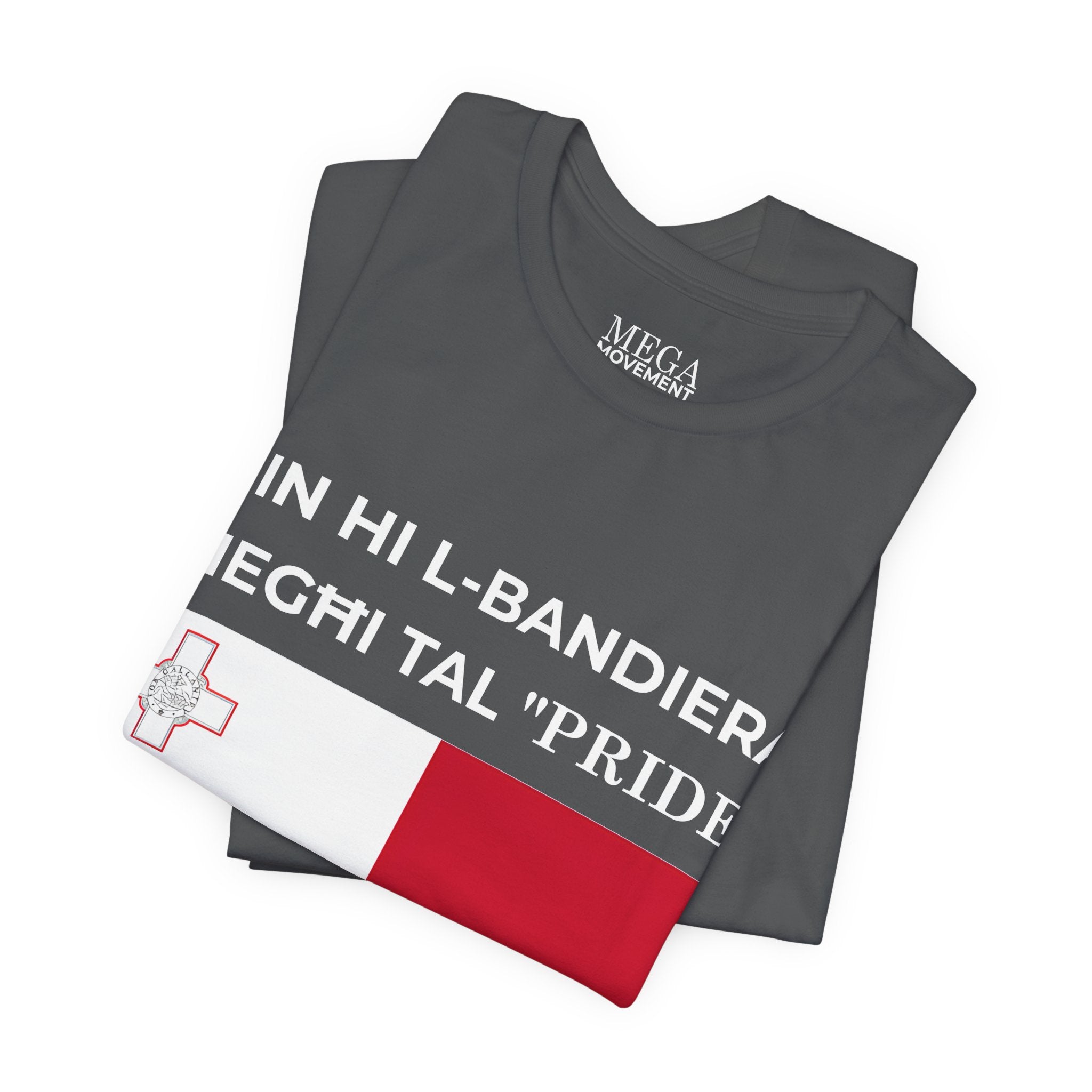 Malta Pride T-Shirt | Unisex Jersey Tee Pride Marches, and Everyday Wear - Mega Movement