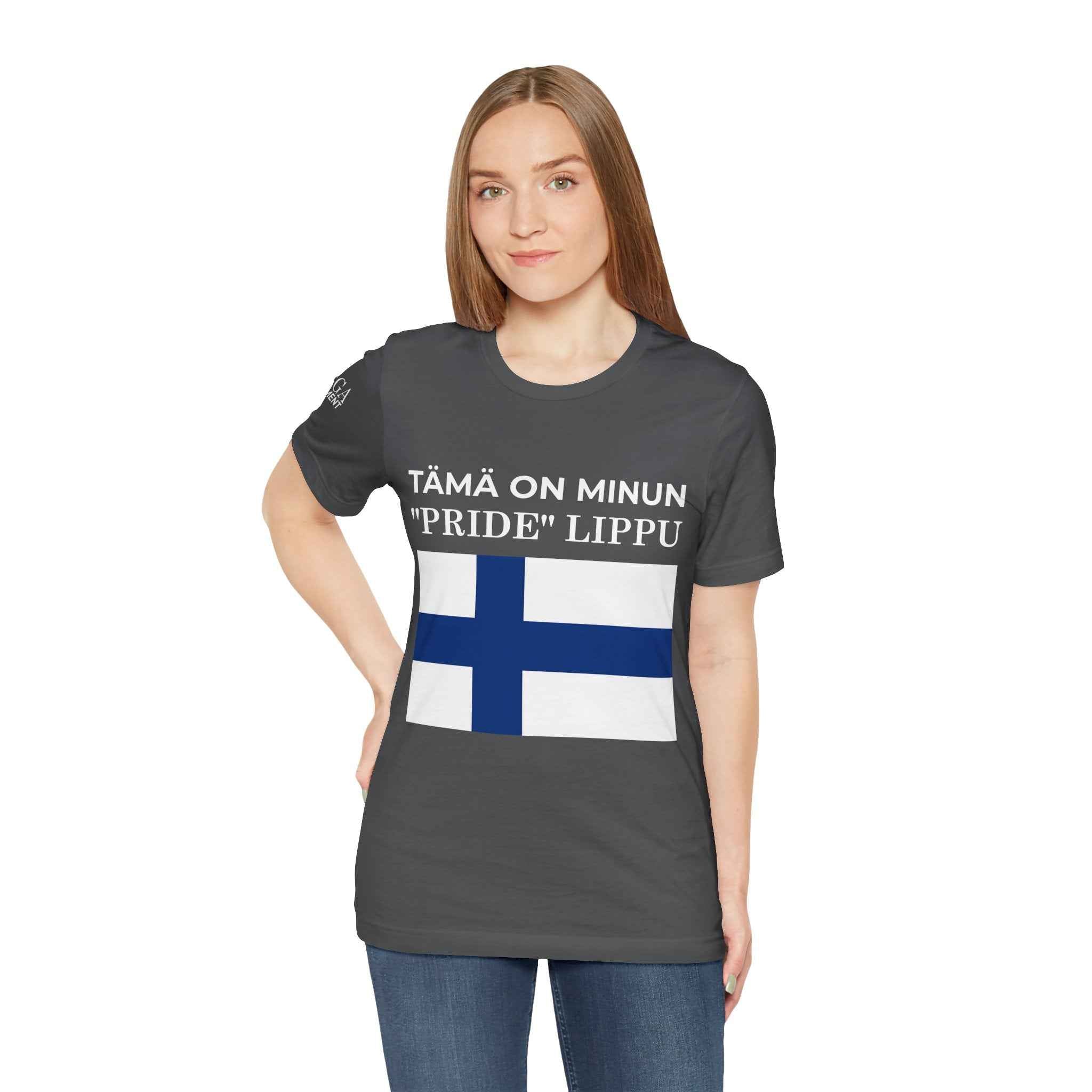Finland Pride Flag Tee, Unisex Jersey T-Shirt for Patriot Pride, Finnish Pride Apparel, Comfortable Casual Wear, Statement Clothing