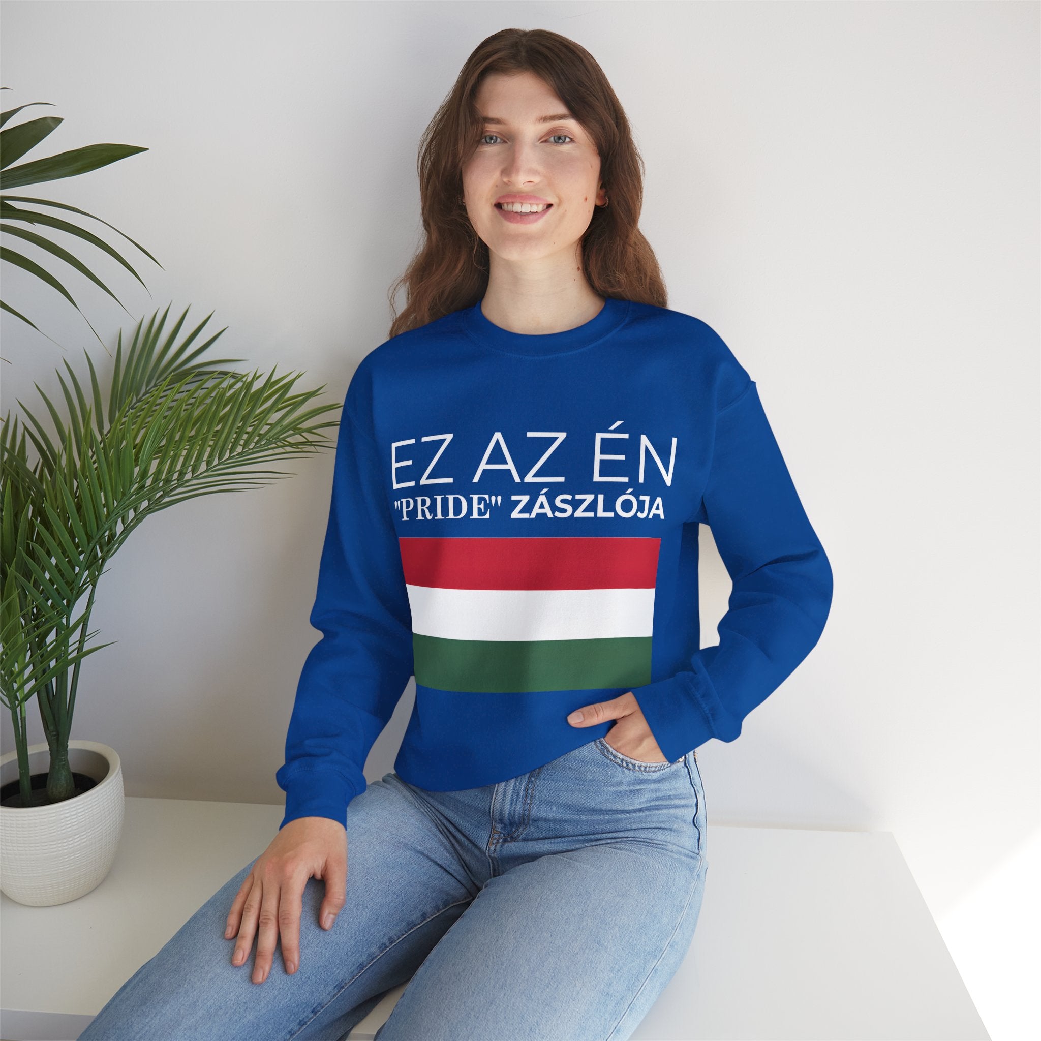Hungarian Pride Flag Sweatshirt, Cozy Pride Apparel, Unisex Crewneck - Mega Movement