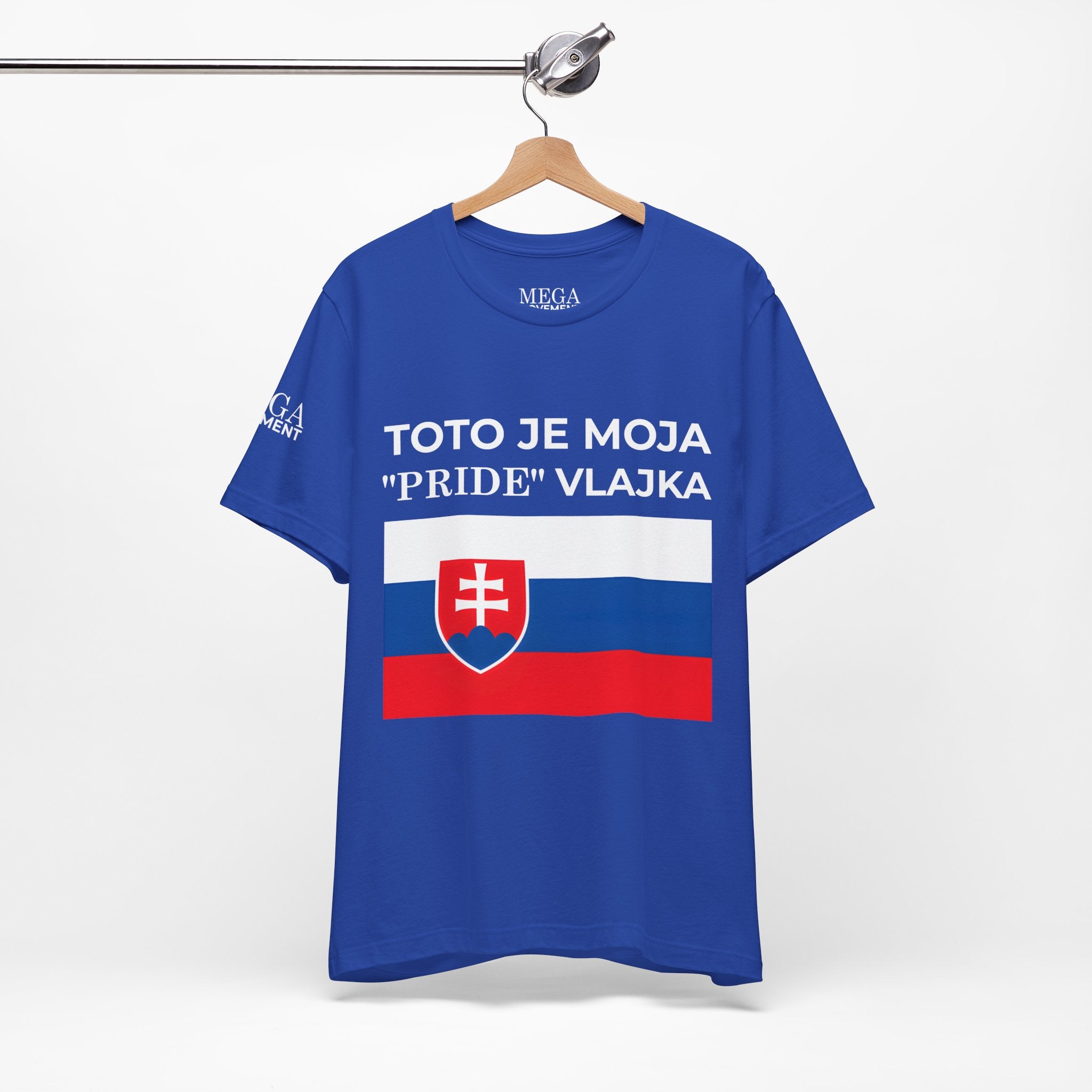 Slovakia Pride Flag Unisex Tee, Casual Wear, Festival Shirt, Summer Fashion, Everyday Comfort - Mega Movement