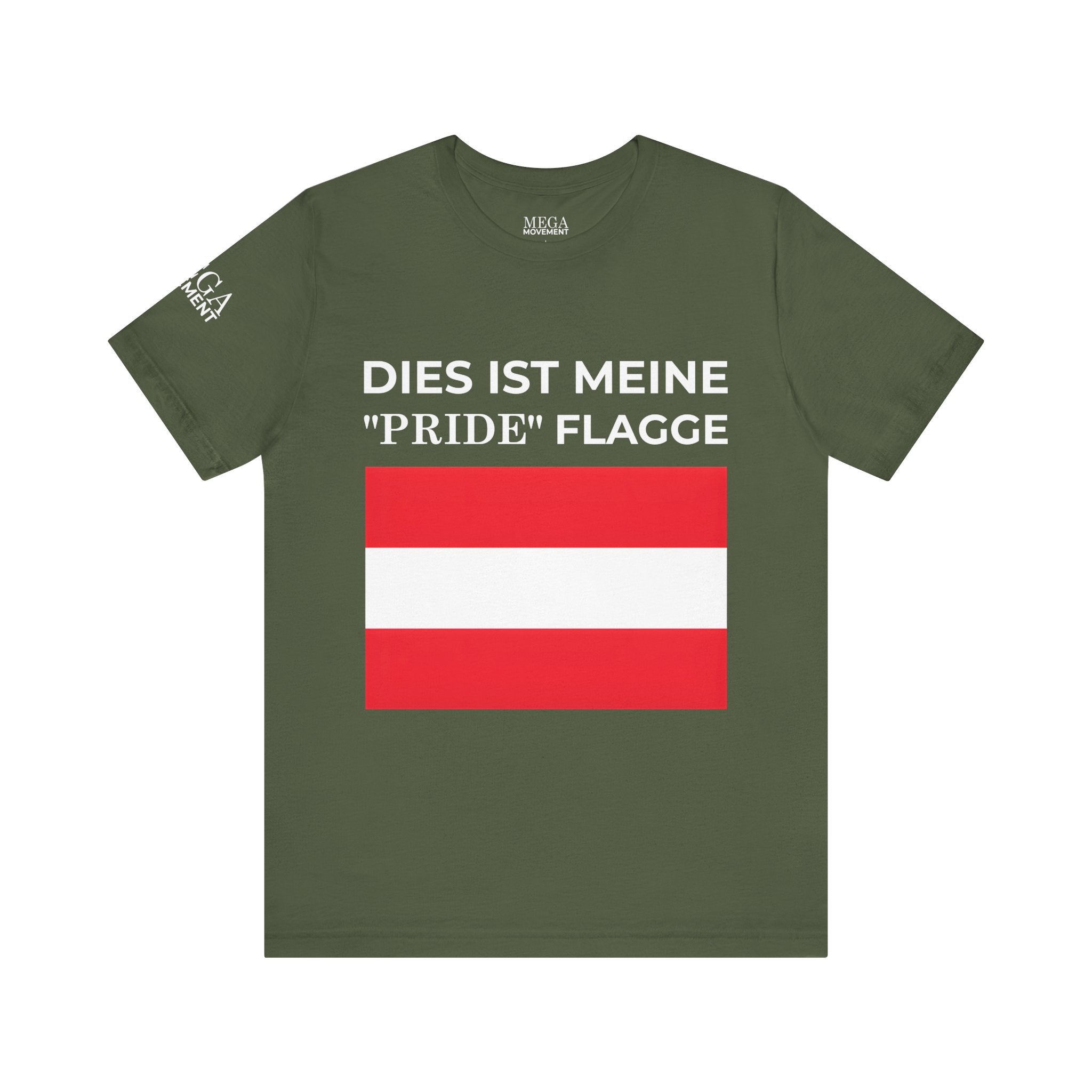 Austrian Pride Unisex Jersey Tee, Pride Apparel, Casual Everyday Wear - Mega Movement