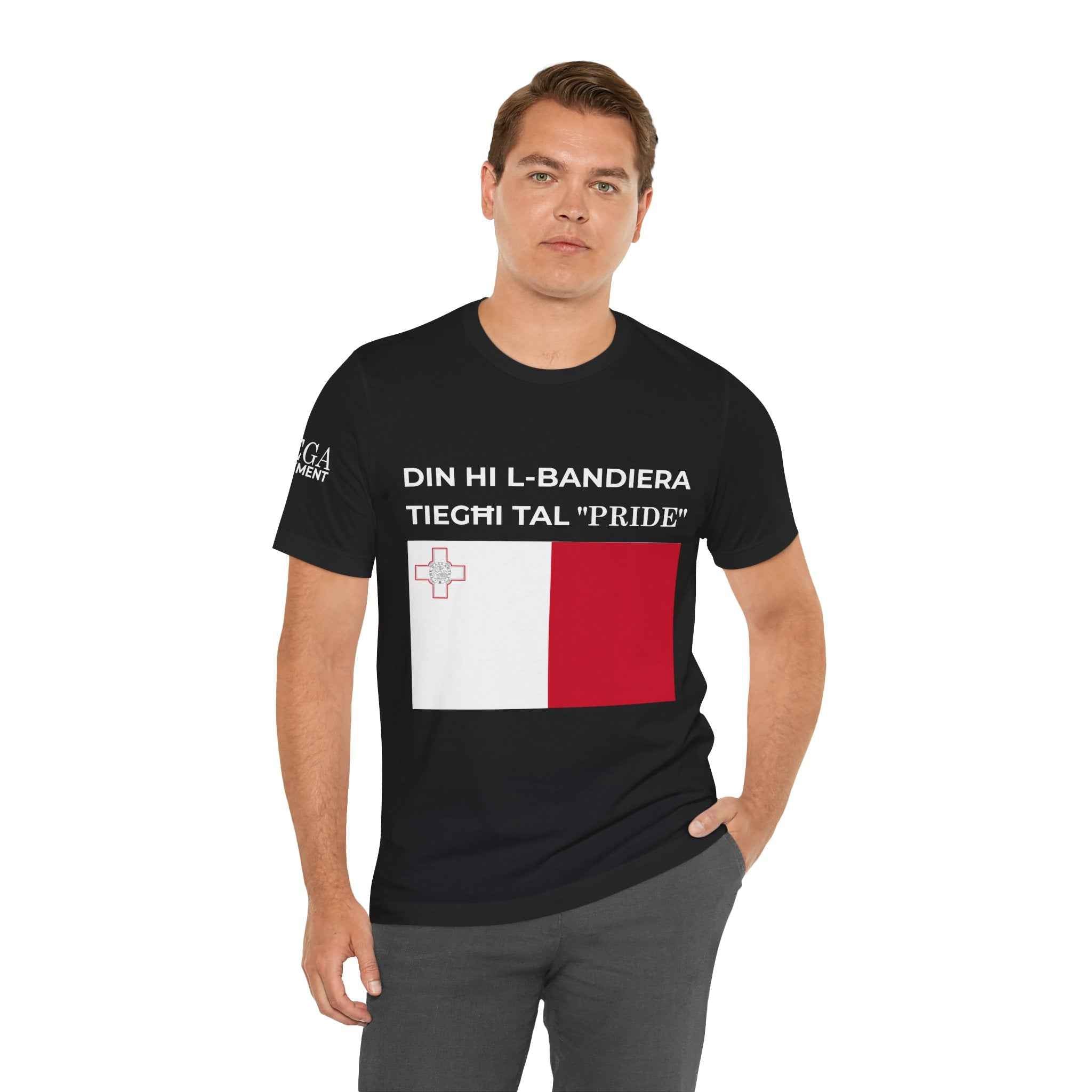 Malta Pride T-Shirt | Unisex Jersey Tee Pride Marches, and Everyday Wear