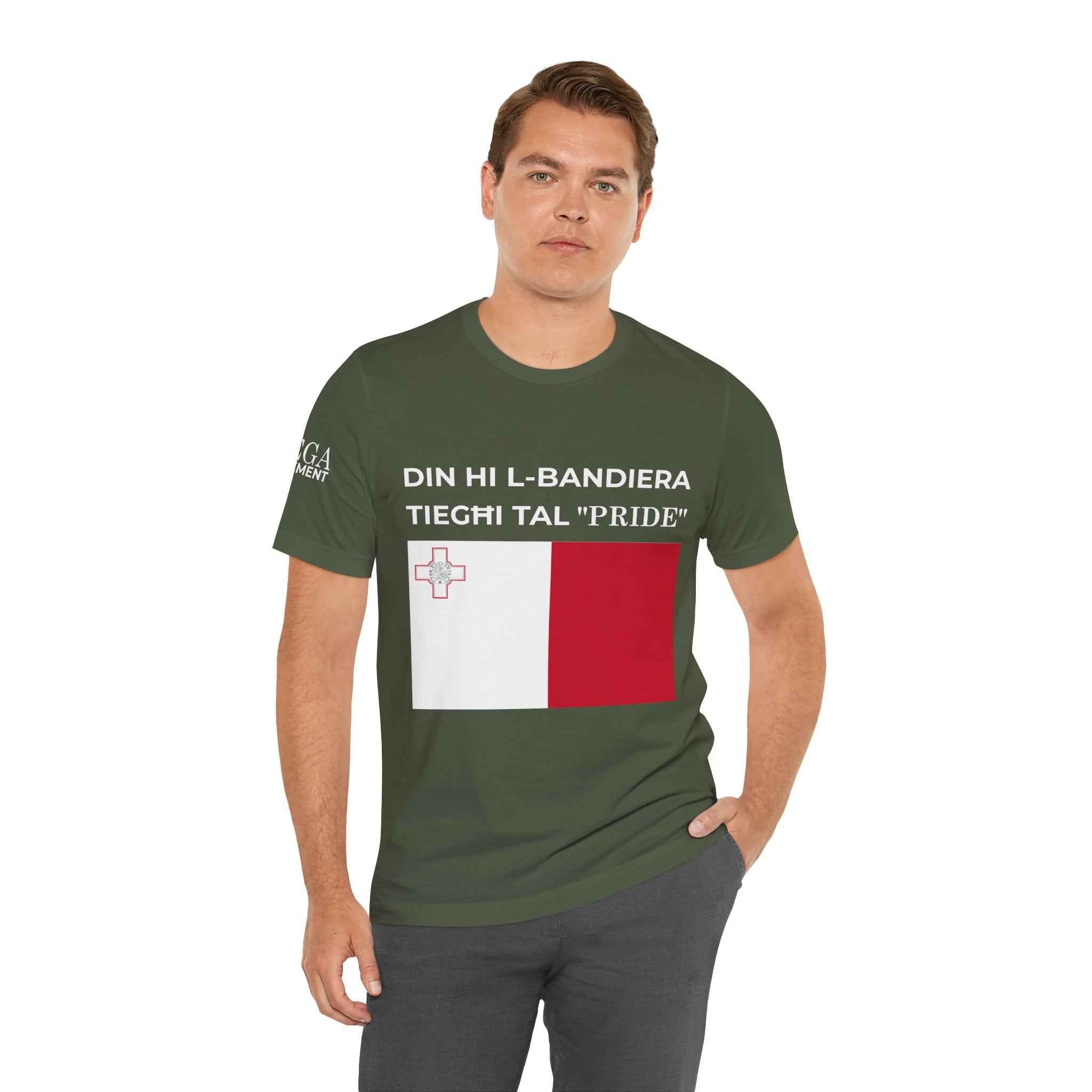 Malta Pride T-Shirt | Unisex Jersey Tee Pride Marches, and Everyday Wear