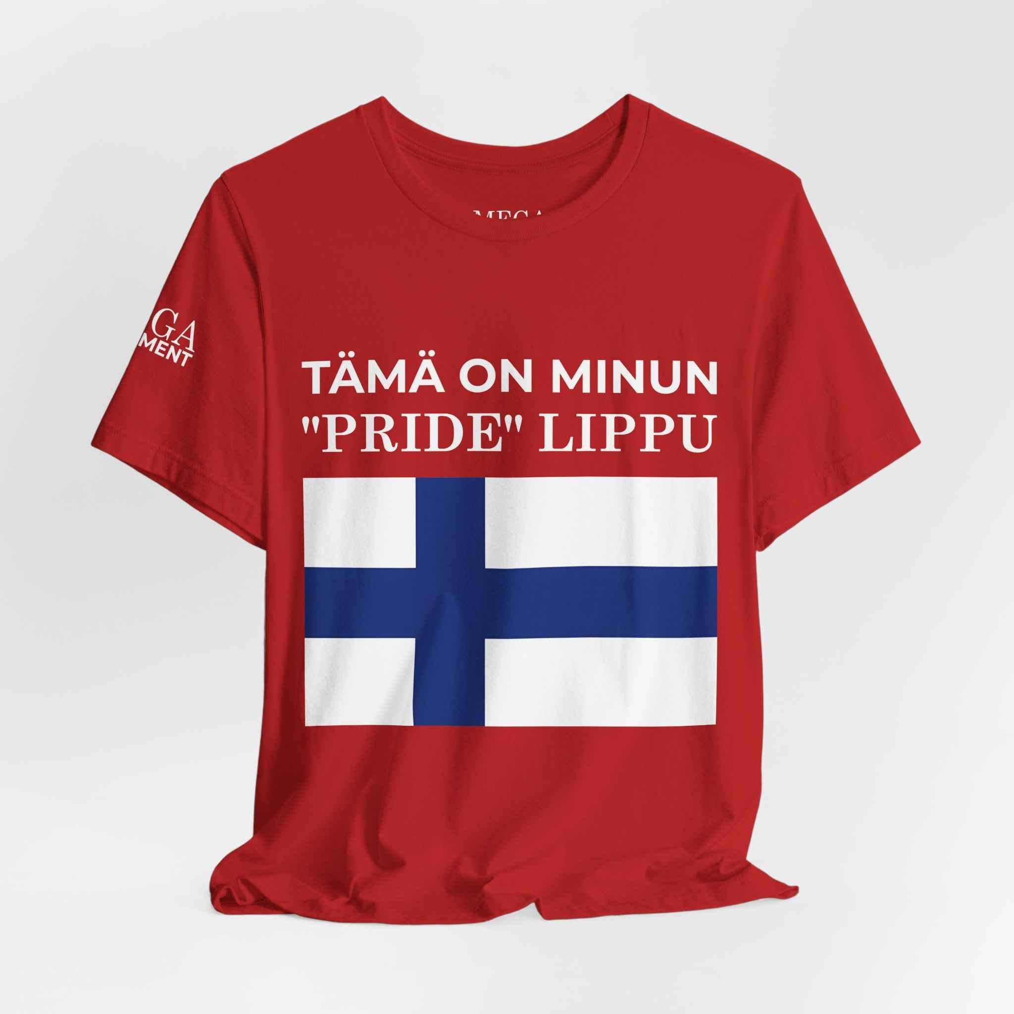 Finland Pride Flag Tee, Unisex Jersey T-Shirt for Patriot Pride, Finnish Pride Apparel, Comfortable Casual Wear, Statement Clothing