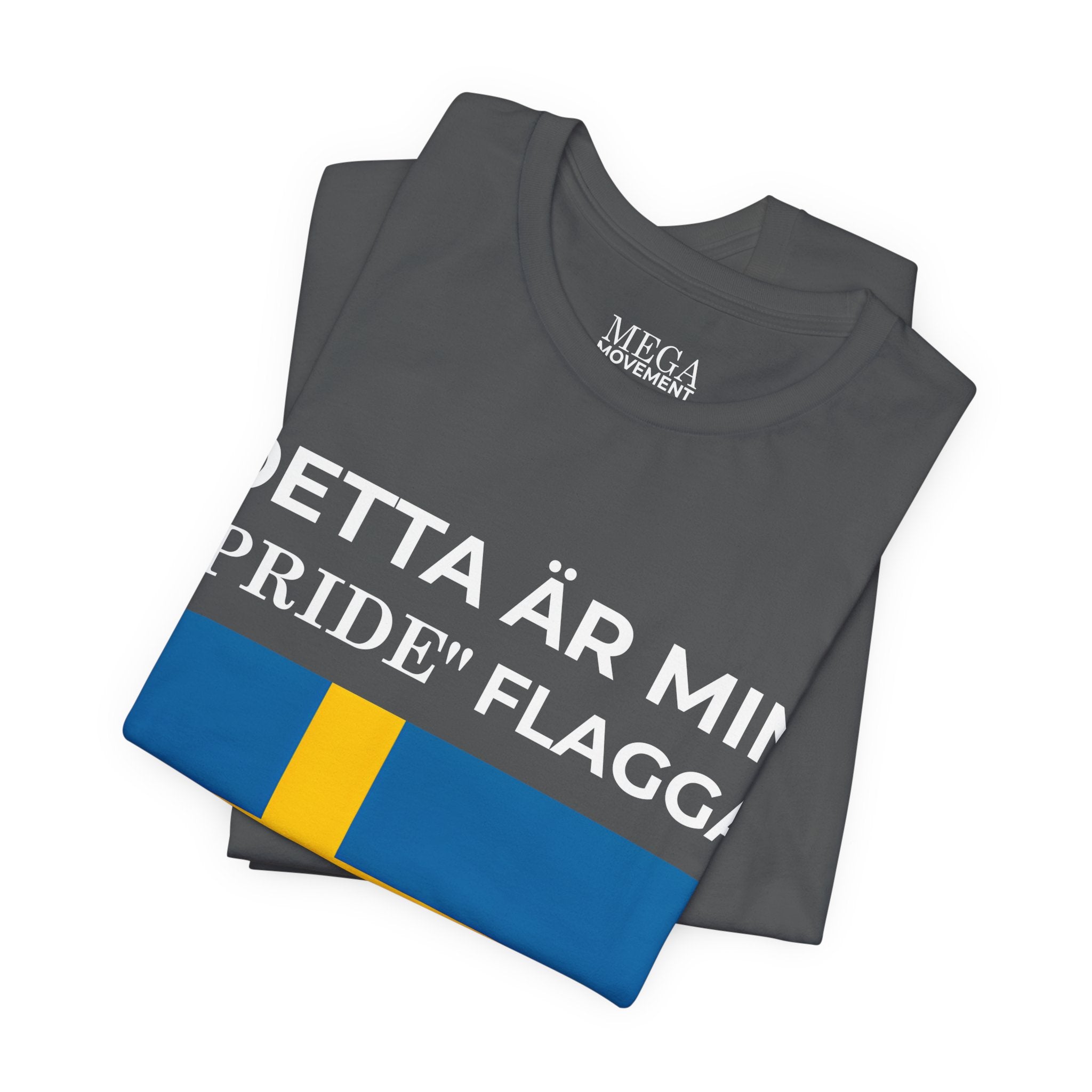 Swedish Flag Unisex Jersey Tee, Casual T-Shirt, Gifts for Sweden Lovers, Summer Style, Travel Apparel, National Day Wear - Mega Movement