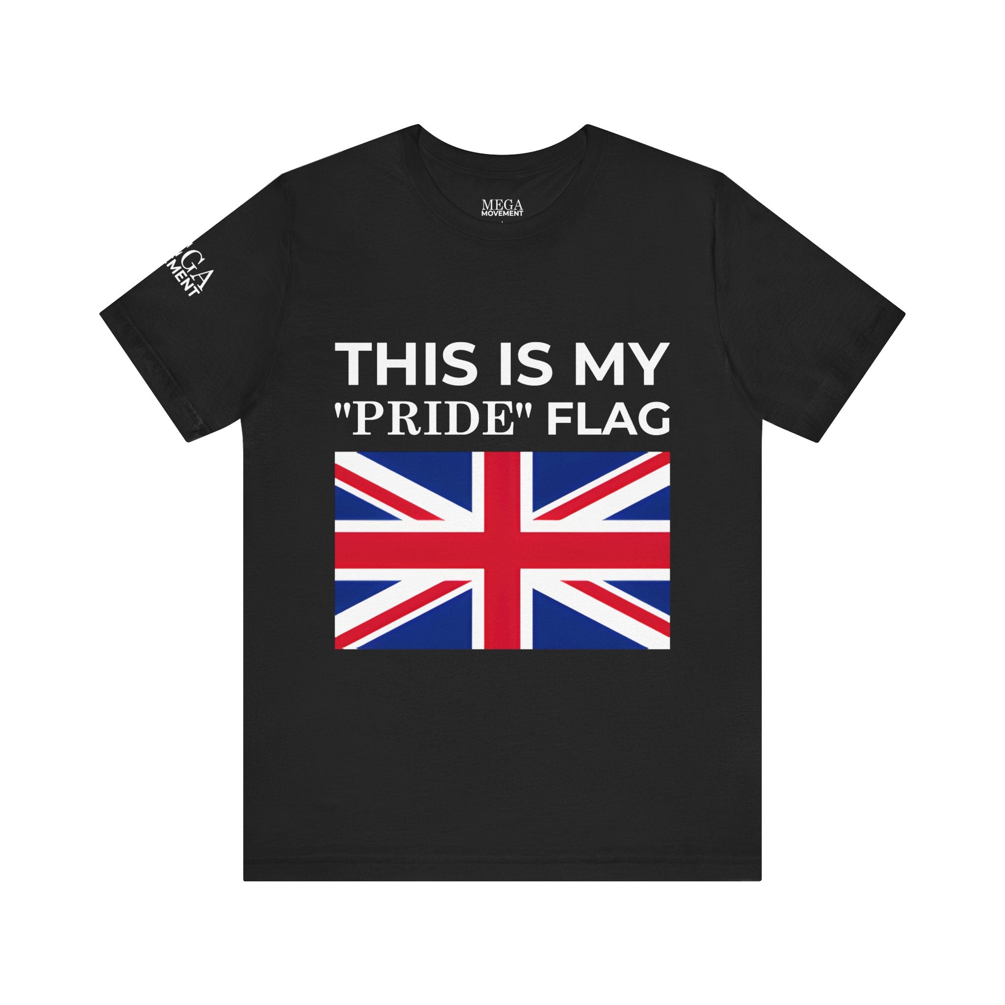 British Pride Flag Unisex Tee, Casual Wear, Daily Style - Mega Movement