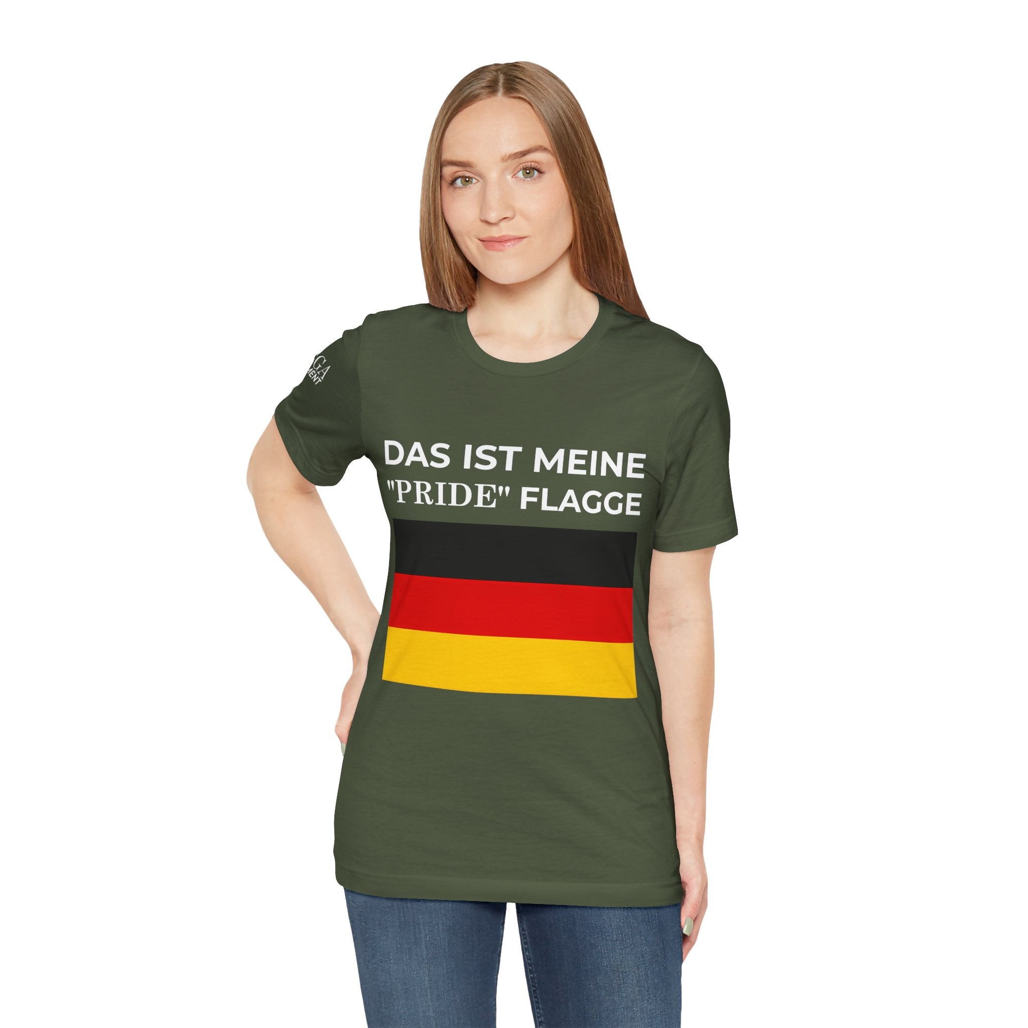 Germany  Pride Flag Unisex Jersey Tee | Casual Wear, Gift for Travelers, Team Spirit, Vacation Apparel, Summer Style - Mega Movement