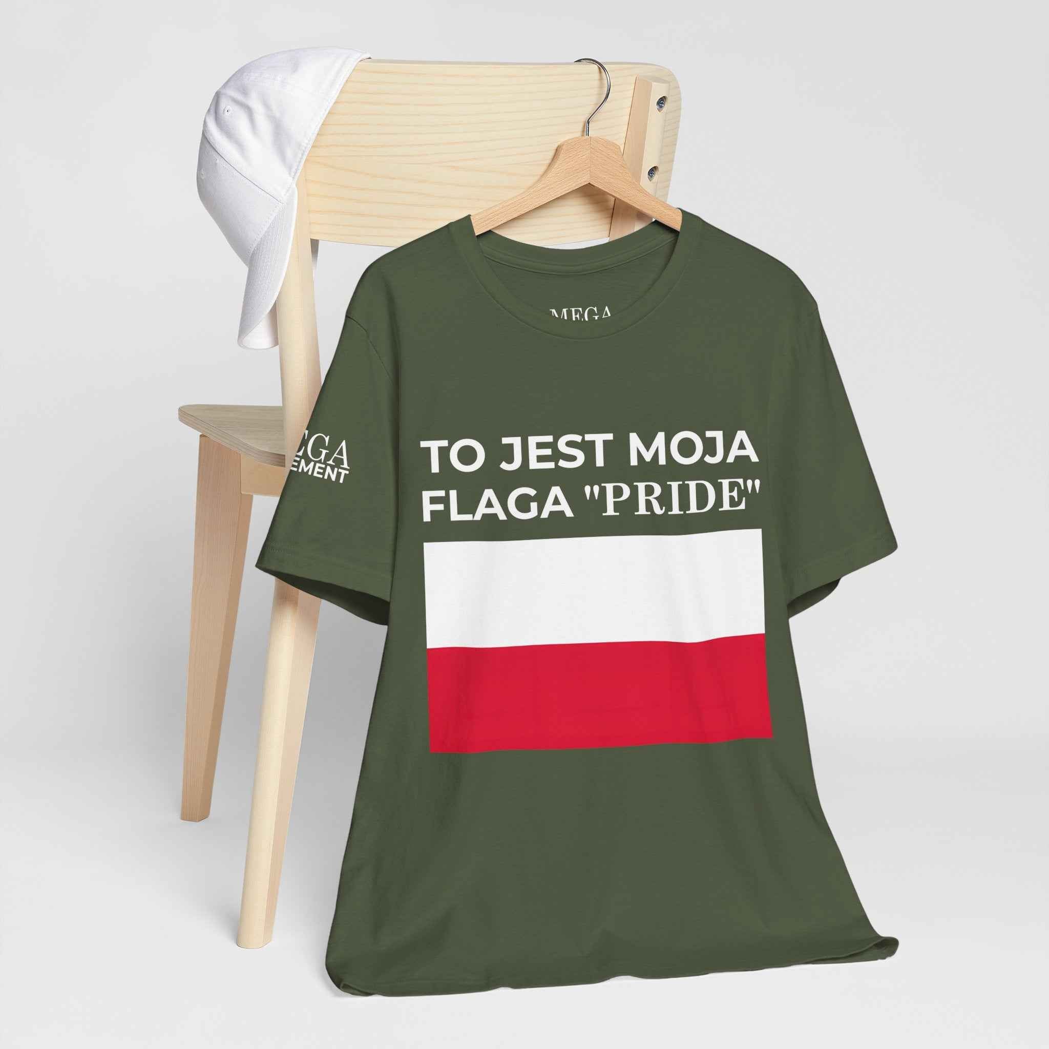 Poland Pride Flag Unisex Tee, Patriotic Pride Shirt, Short Sleeve T-Shirt, Gifts for Allies, Celebratory Apparel, Statement Tee