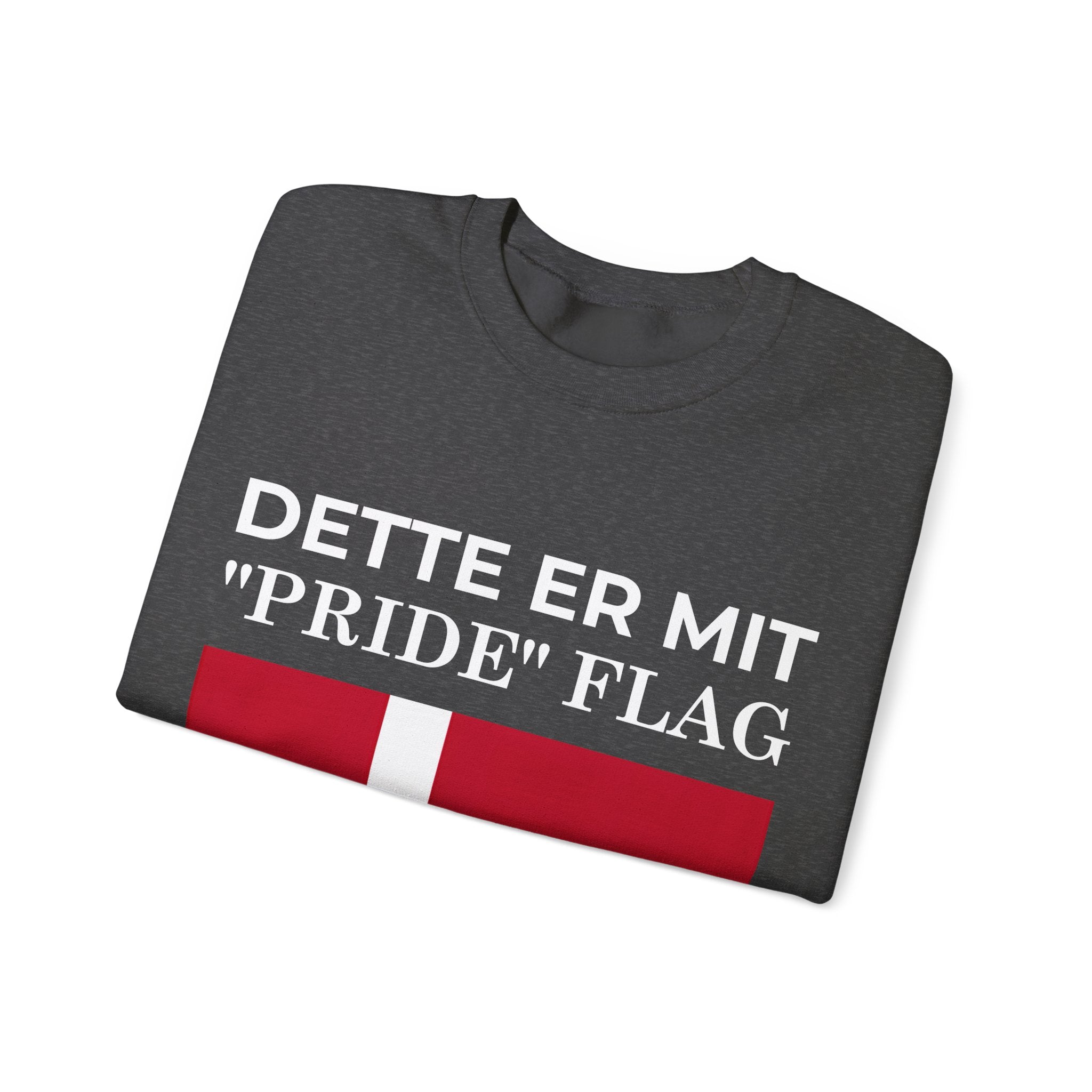 Denmark Pride Flag Crewneck Sweatshirt – Celebrate your heritage, Comfortable Streetwear, Unisex Gift - Mega Movement