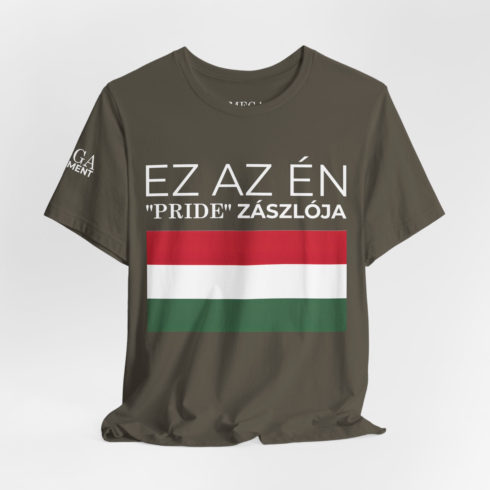 Hungary Pride Flag Tee | Unisex Jersey Short Sleeve Tee, Patriot Apparel, Festival Outfit, Statement Shirt, Hungary Pride Clothing, Gift for Activists - Mega Movement