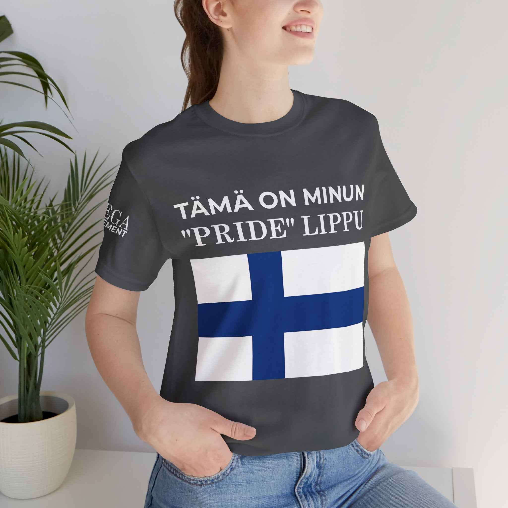 Finland Pride Flag Tee, Unisex Jersey T-Shirt for Patriot Pride, Finnish Pride Apparel, Comfortable Casual Wear, Statement Clothing