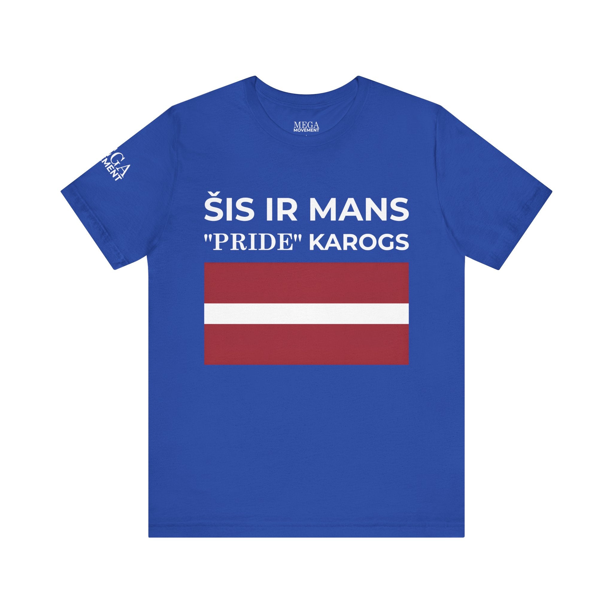 Latvia Pride Flag Unisex Tee, Patriotic Apparel, Pride T-Shirt, Statement Tee, Festival Wear, Gift for Allies, Black Short Sleeve Shirt - Mega Movement