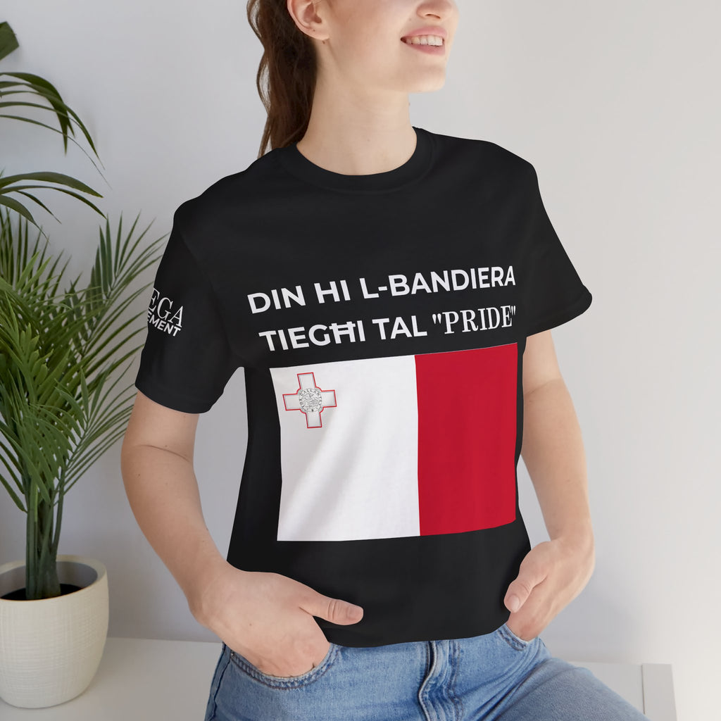 Malta Pride T-Shirt | Unisex Jersey Tee Pride Marches, and Everyday Wear - Mega Movement