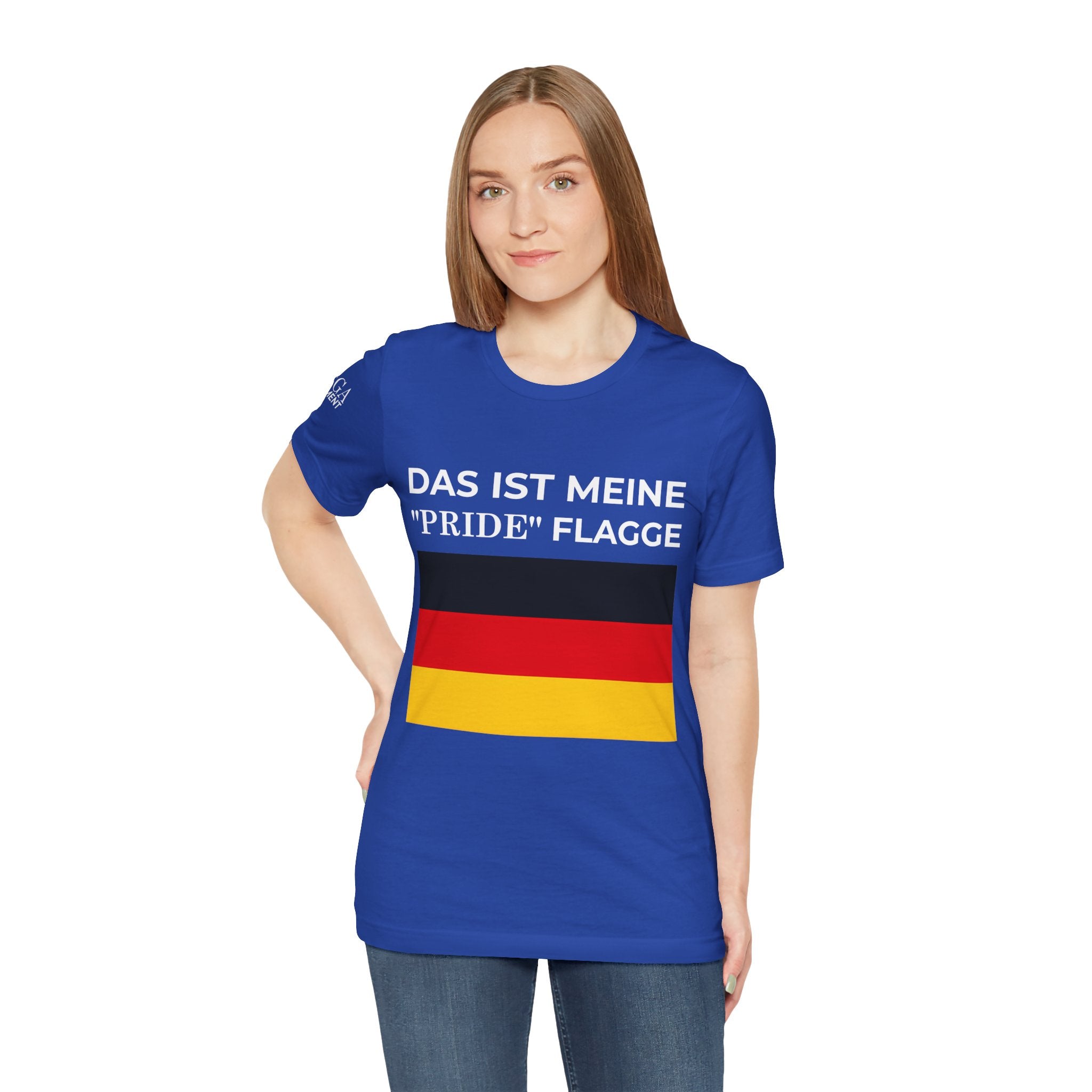 Germany  Pride Flag Unisex Jersey Tee | Casual Wear, Gift for Travelers, Team Spirit, Vacation Apparel, Summer Style - Mega Movement