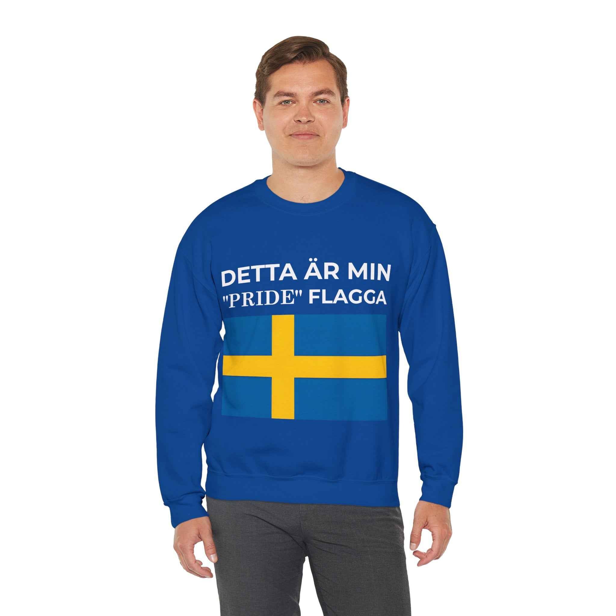 Sweden Pride Sweatshirt, Unisex Crewneck, Celebration of Heritage, Comfortable Everyday Wear