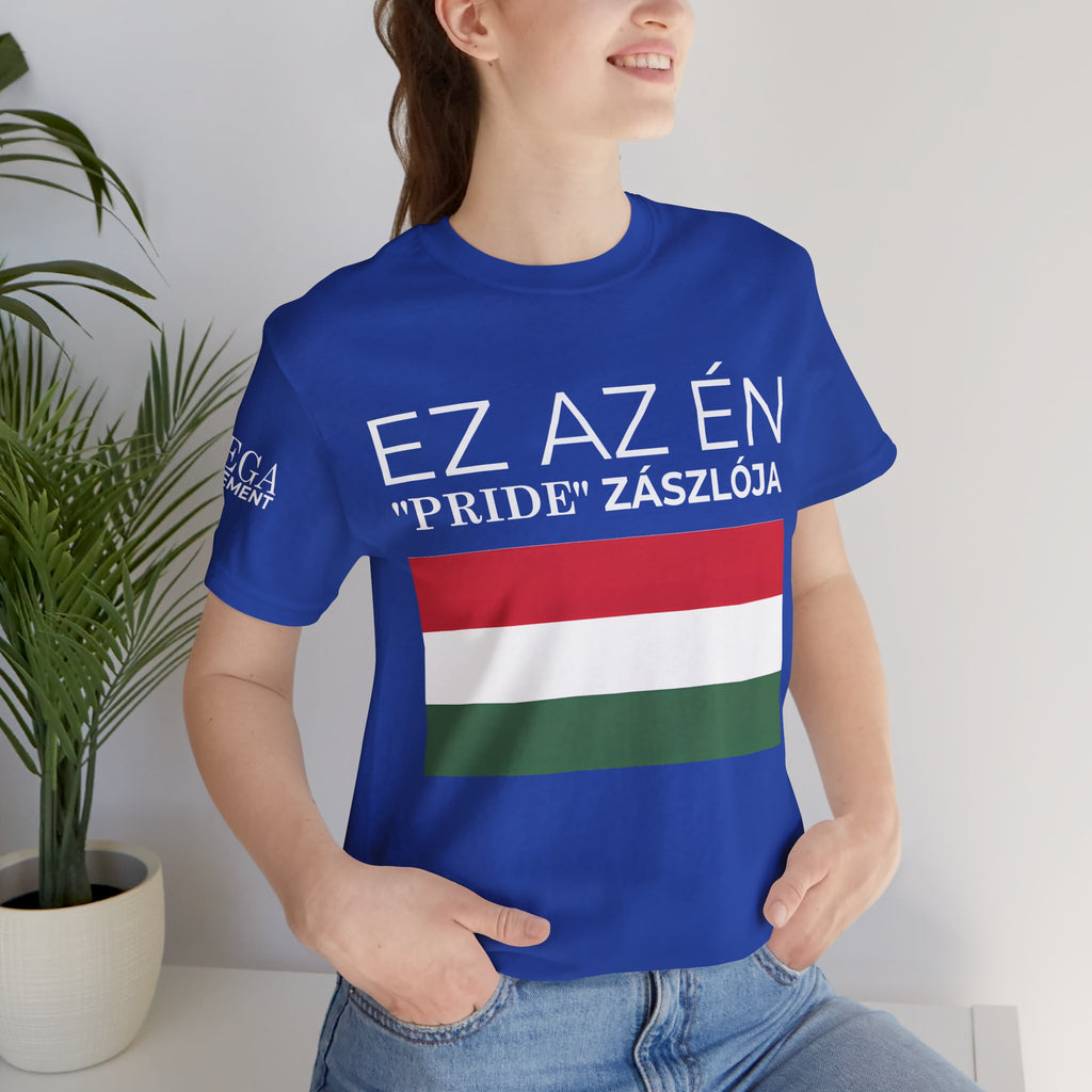 Hungary Pride Flag Tee | Unisex Jersey Short Sleeve Tee, Patriot Apparel, Festival Outfit, Statement Shirt, Hungary Pride Clothing, Gift for Activists - Mega Movement