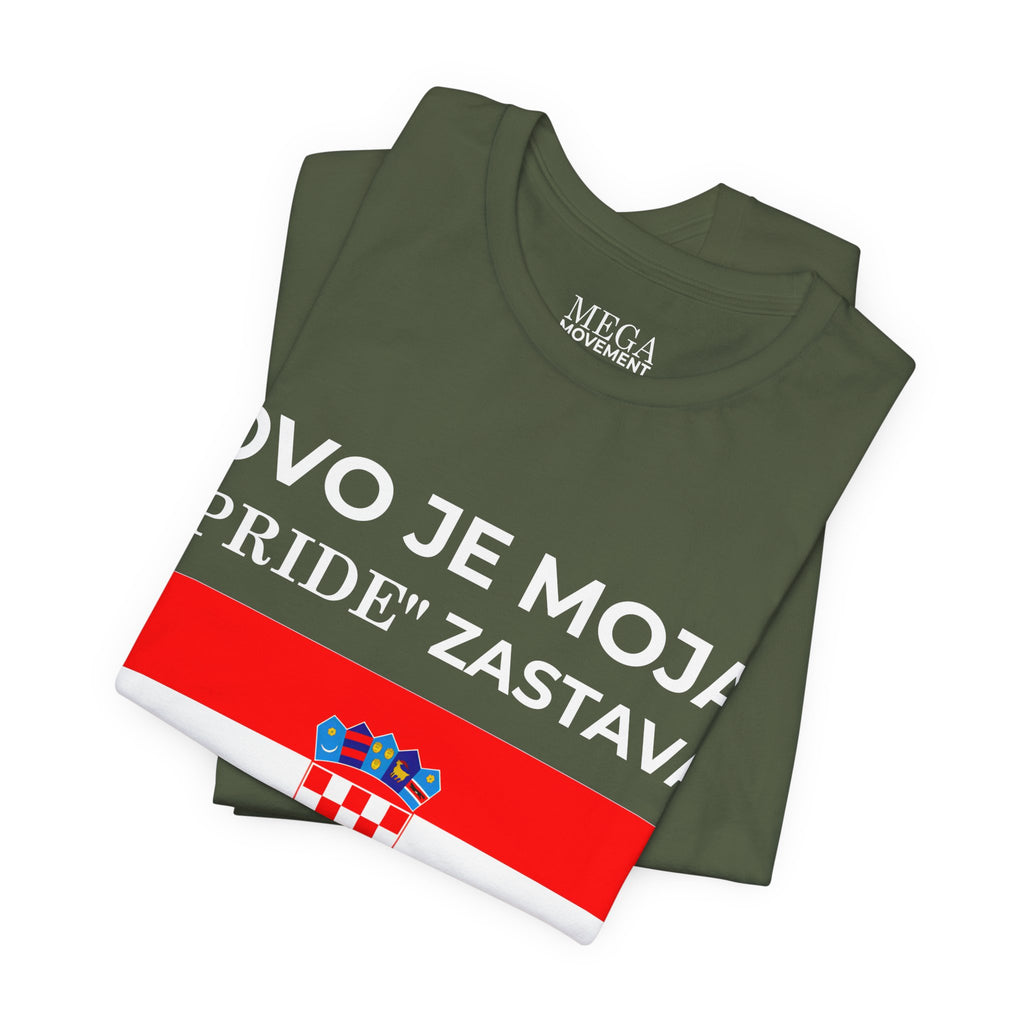 Croatia Pride Tee, Unisex Short Sleeve Shirt, Summer Festival Top, Gifts for Patriots - Mega Movement