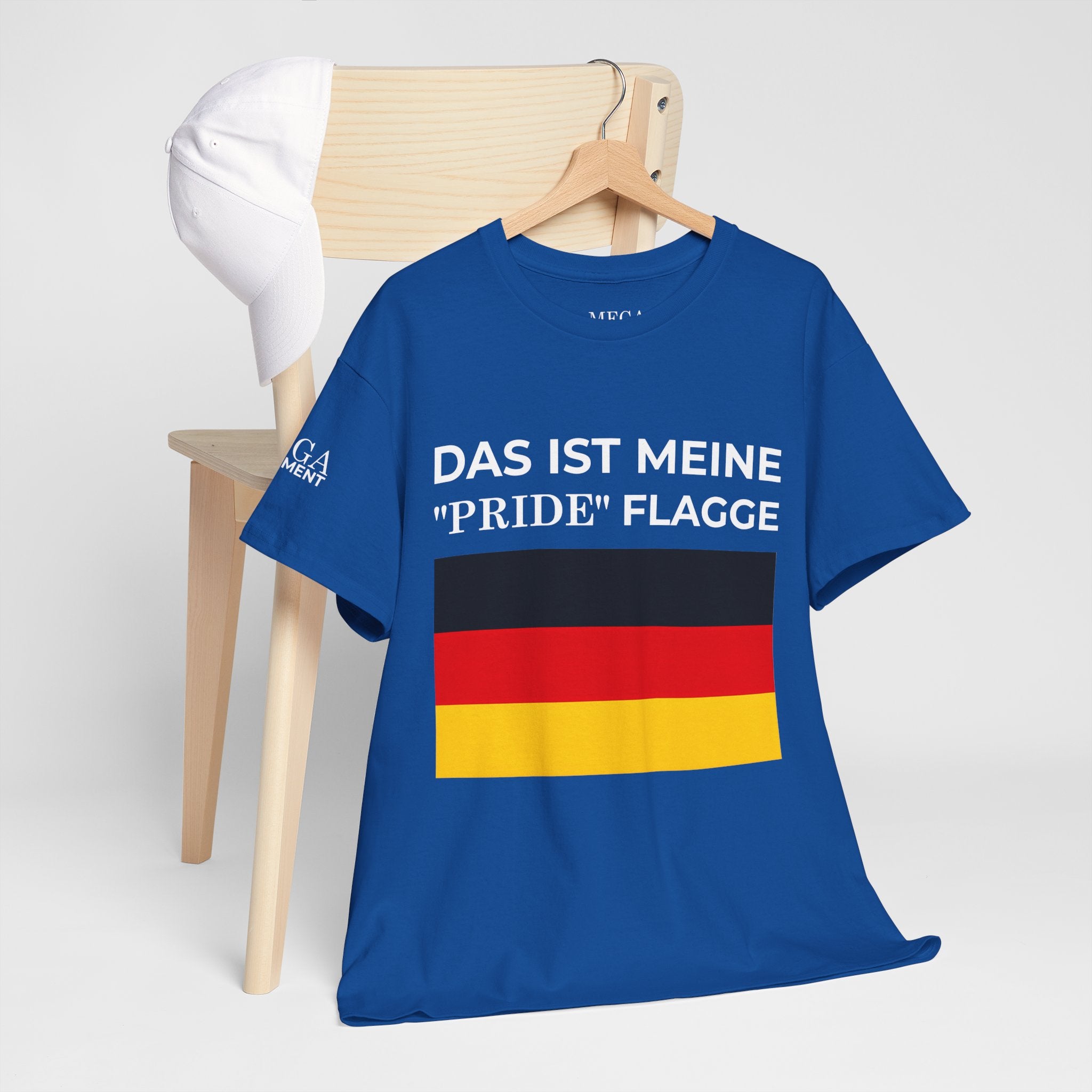 German Flag Tee ( Small Print ) — "Das ist meine 'Pride' Flagge" Graphic T-Shirt