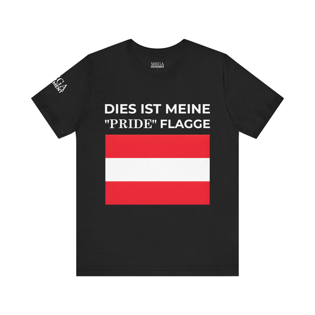 Austrian Pride Unisex Jersey Tee, Pride Apparel, Casual Everyday Wear - Mega Movement
