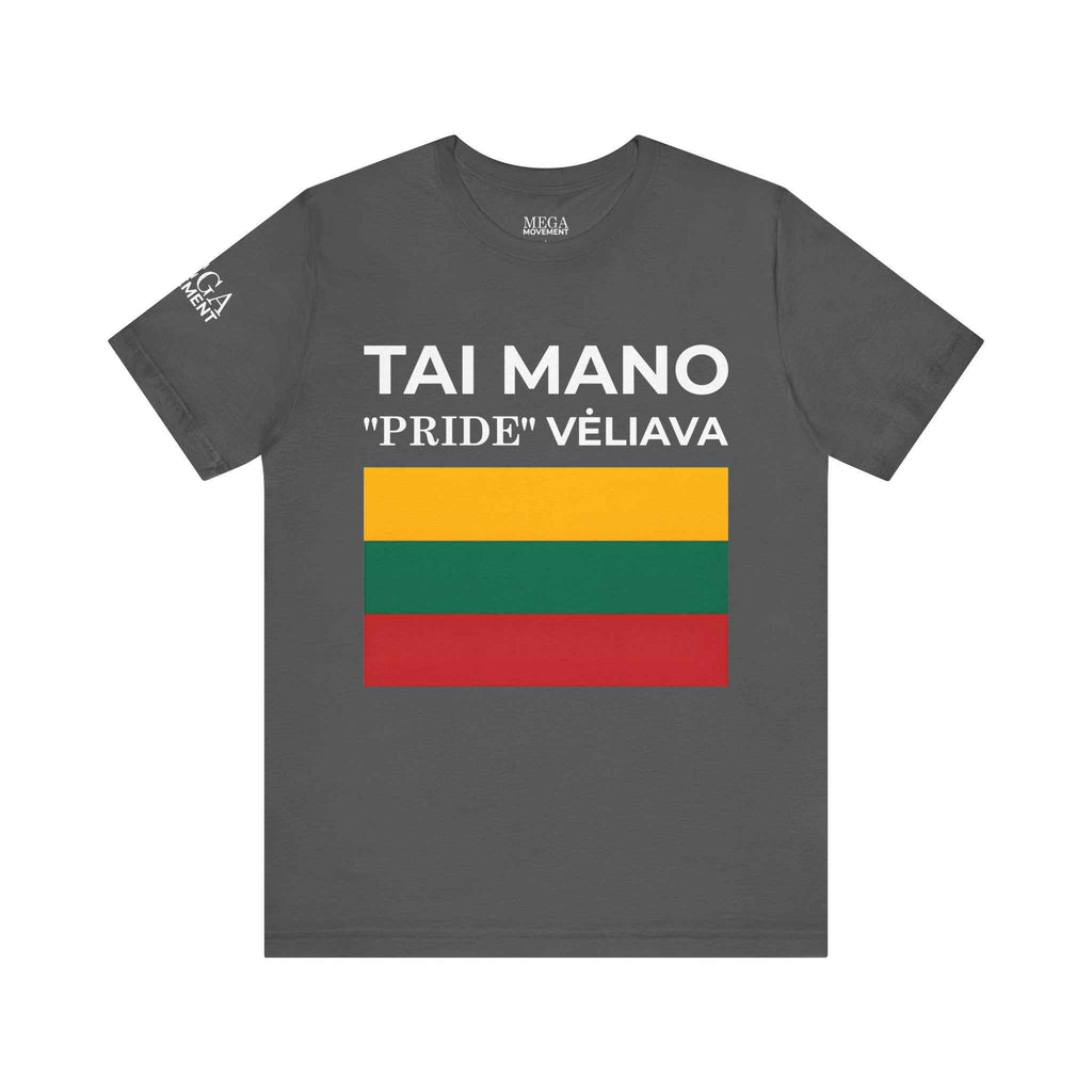 Lithuanian Pride Graphic Tee, Unisex Jersey Shirt, Patriot Apparel - Mega Movement