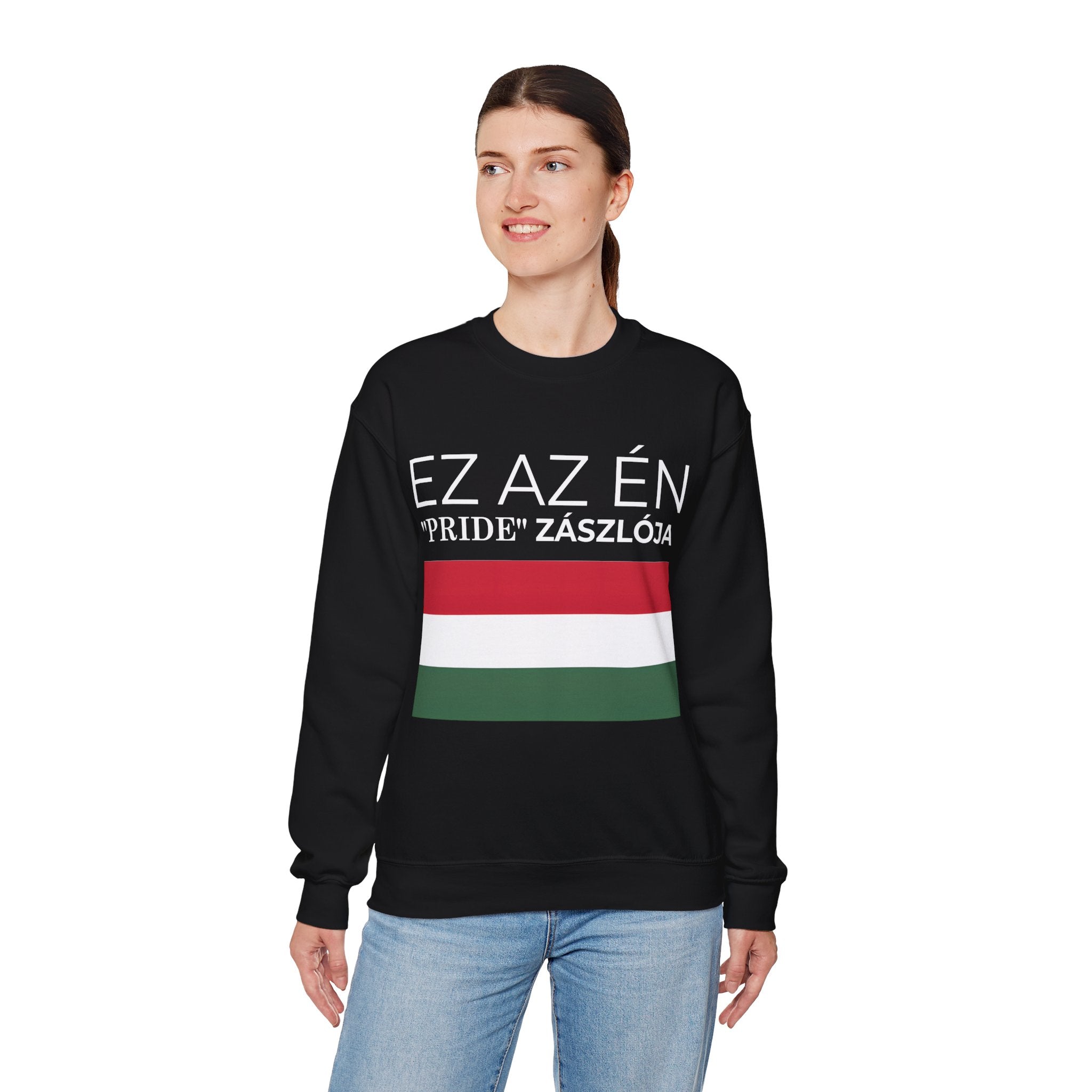 Hungarian Pride Flag Sweatshirt, Cozy Pride Apparel, Unisex Crewneck - Mega Movement