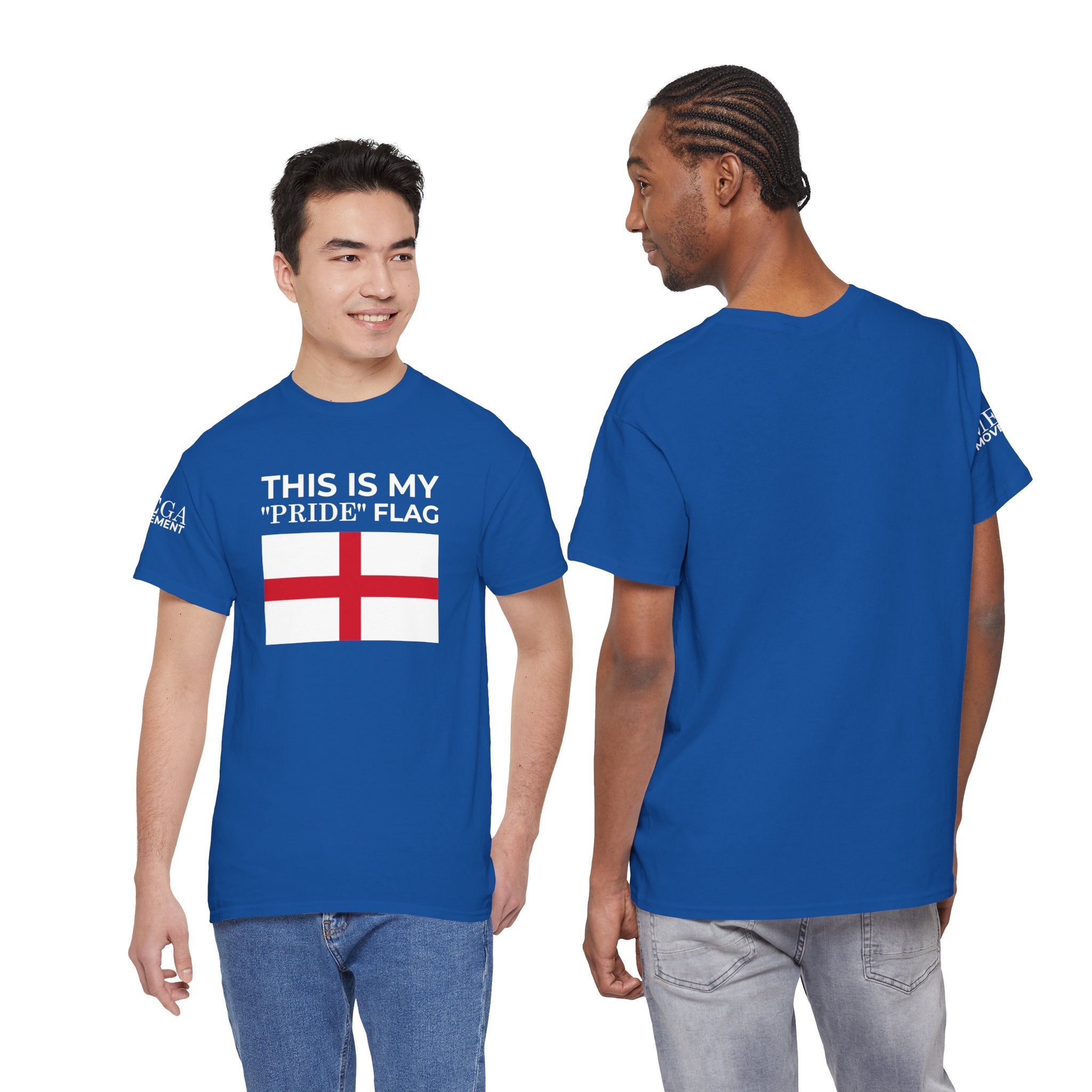 England Flag T‑Shirt ( Small Print ) — "This Is My 'Pride' Flag" Patriotic Tee