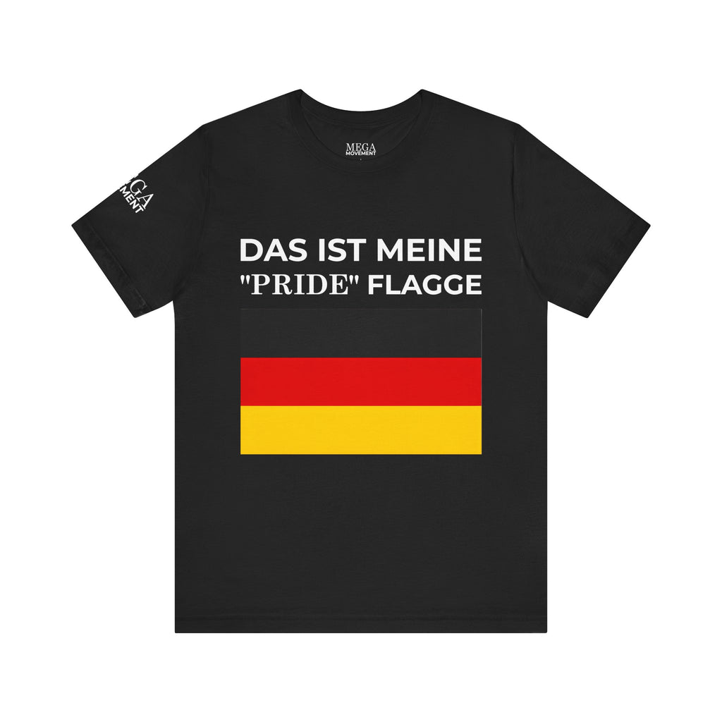 Germany  Pride Flag Unisex Jersey Tee | Casual Wear, Gift for Travelers, Team Spirit, Vacation Apparel, Summer Style - Mega Movement