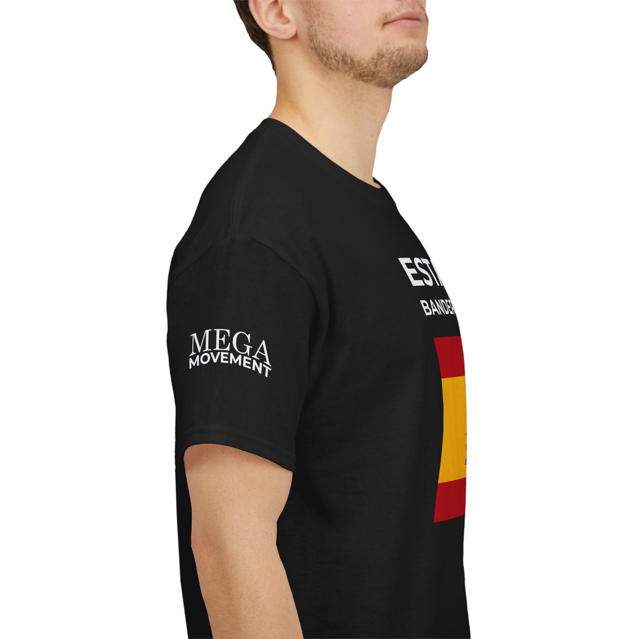 Spain Flag Graphic Tee ( Small Print ) — "Esta Es Mi Bandera del 'Pride'" Spanish Pride T-Shirt